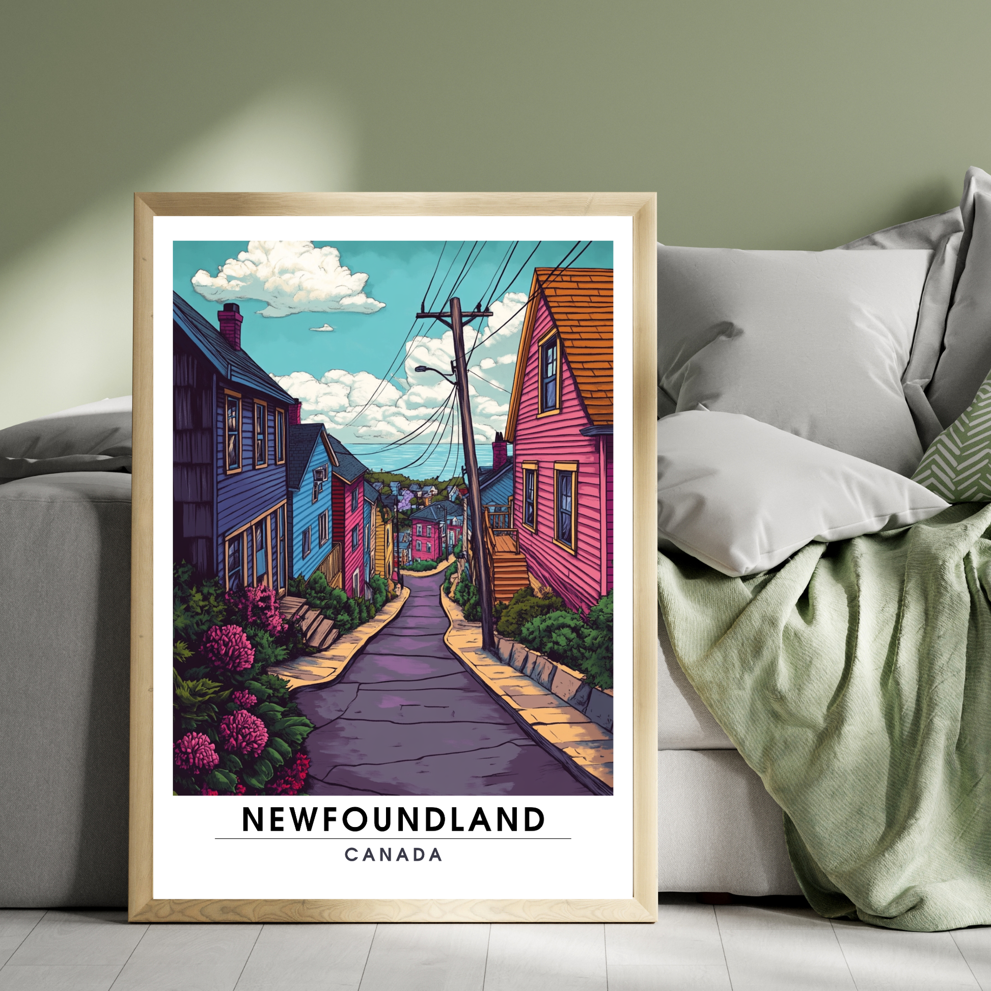 Affiche Terre Neuve | Poster Canada | Affiche Canada