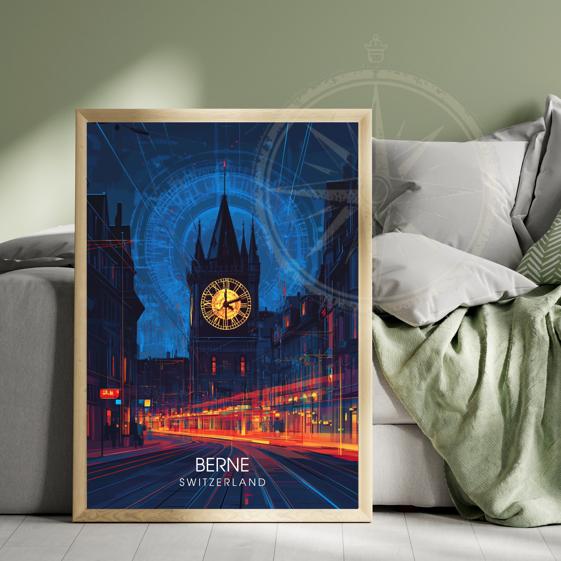 Affiche Berne | Impression de voyage Suisse | Affiche Suisse