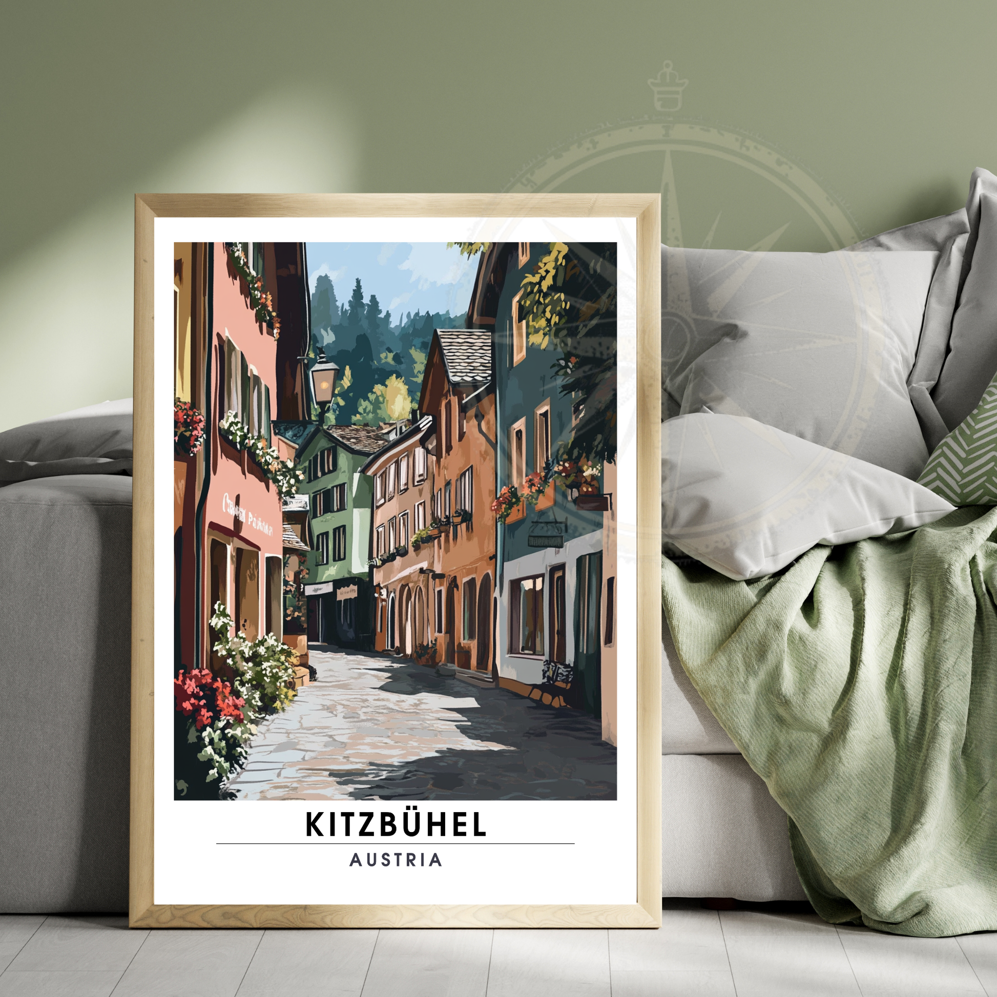 Affiche Kitzbühel | Impression Autriche | Affiche Autriche