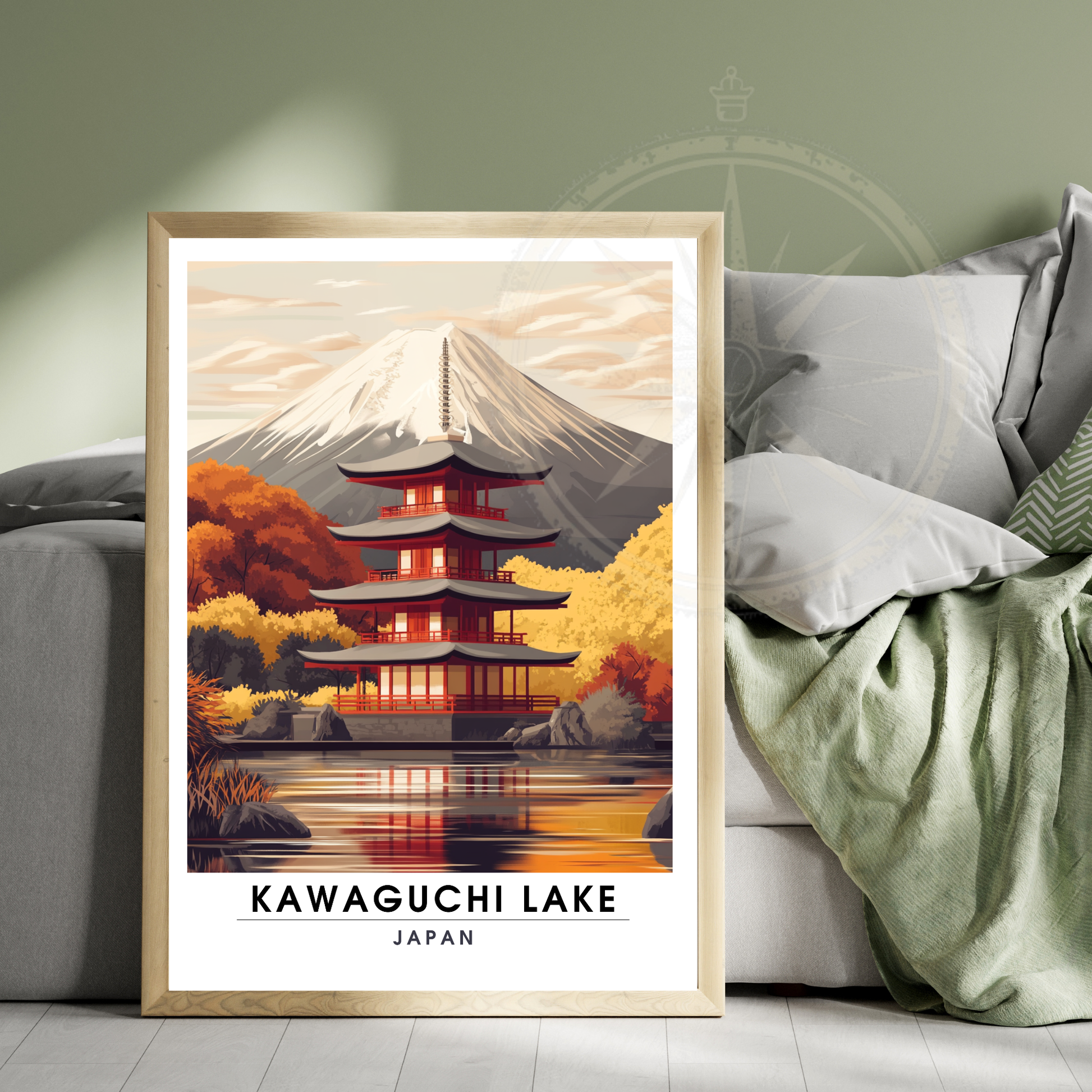 Affiche Kawaguchi Lake| Impression Japan | Affiche Lake