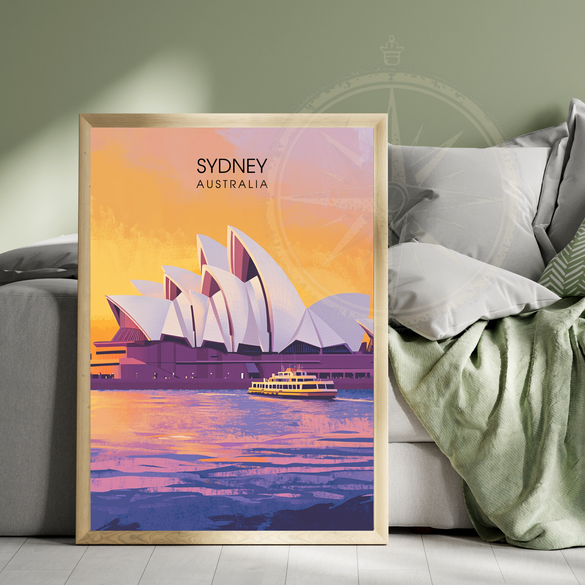 Affiche Sydney | Impression de voyage Australie | Affiche Australie
