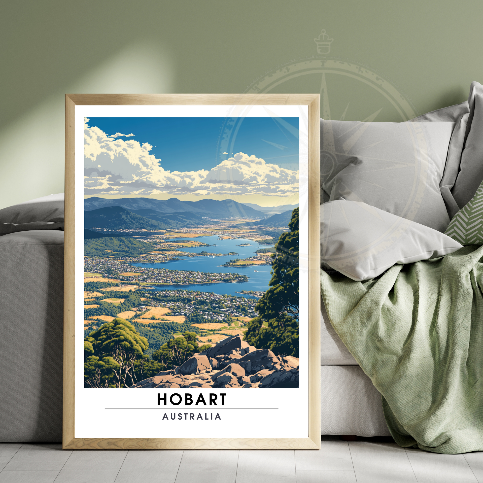 Affiche Hobart | Poster Australie | Affiche Australie