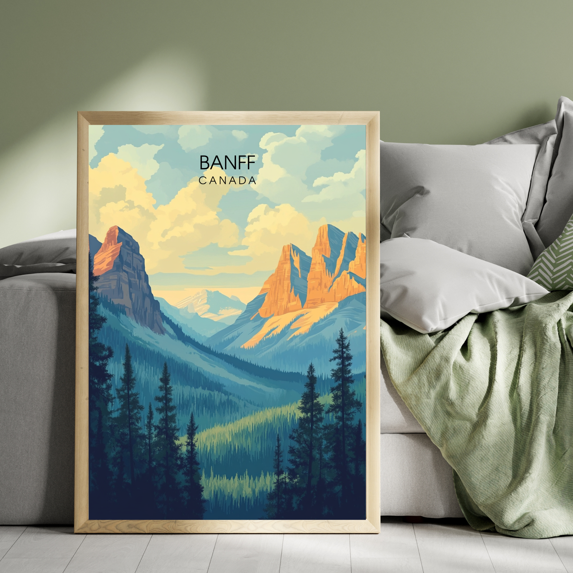 Affiche Parc national de Banff | Impression Canada | Affiche Canada