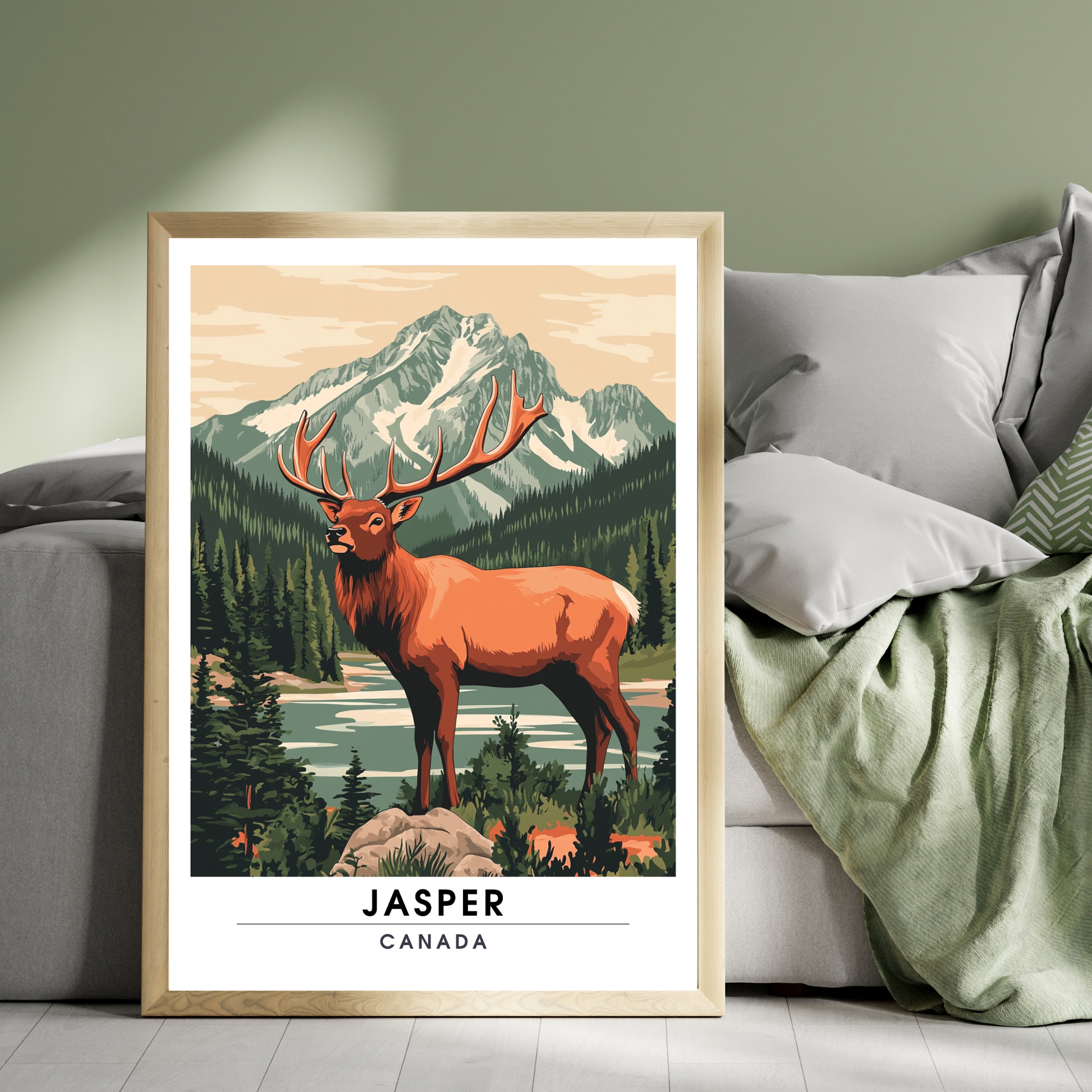 Affiche Parc national de jasper | Poster décoratif Canada | Affiche Canada