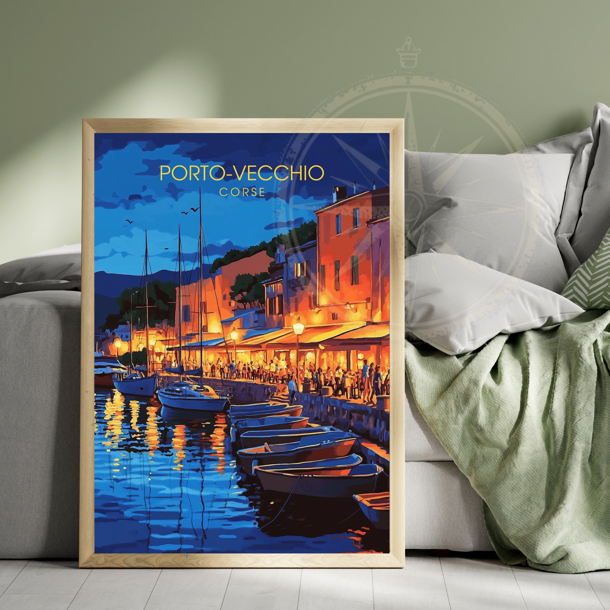 Affiche Porto Vecchio | Poster Murale Corse | Affiche Corse