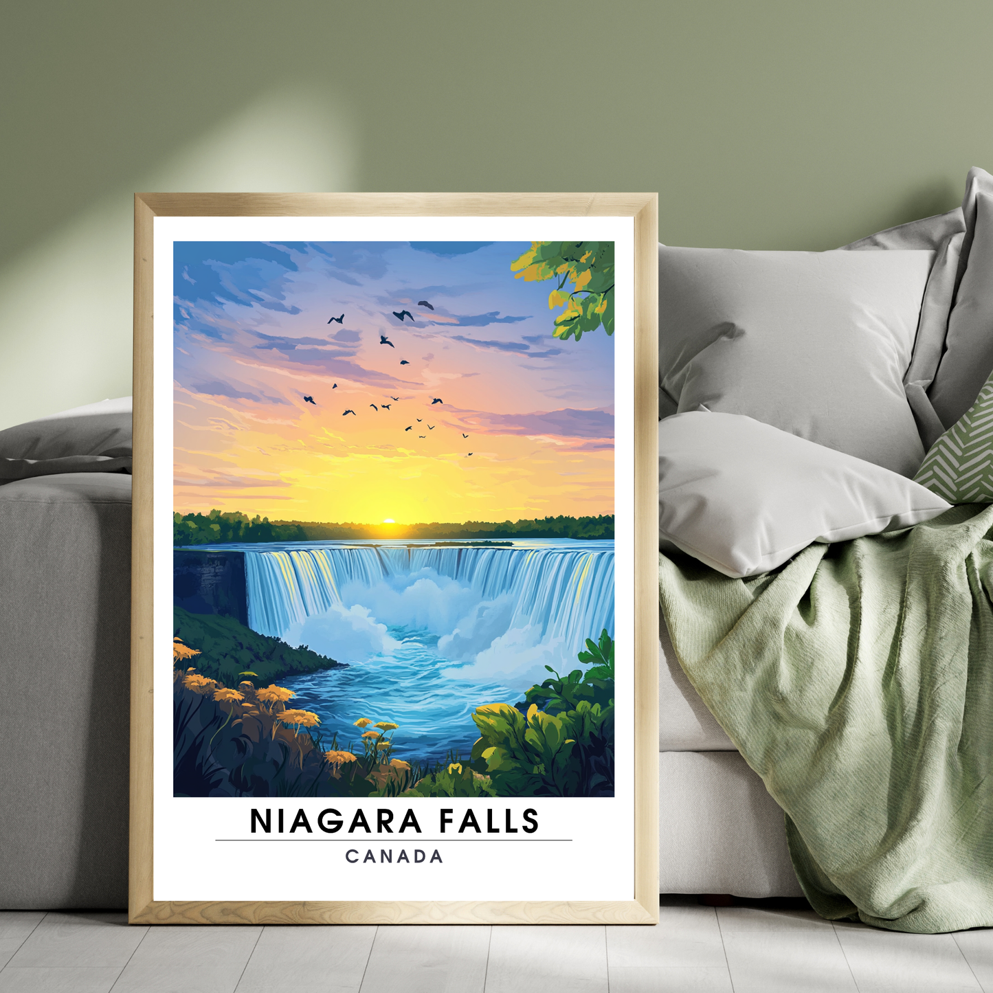 Affiche Chutes du Niagara | Poster décoratif Canada | Affiche Canada