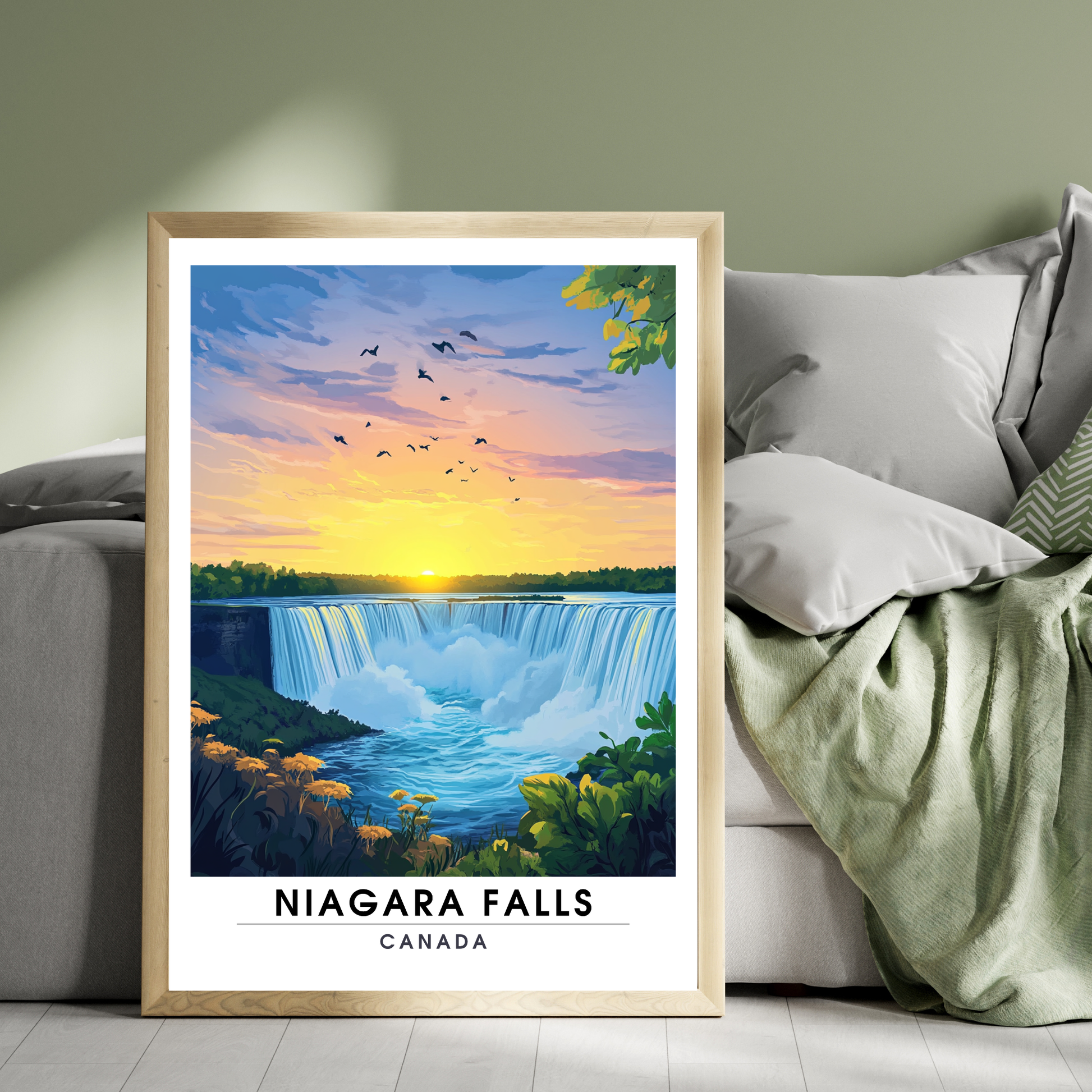 Affiche Chutes du Niagara | Poster décoratif Canada | Affiche Canada