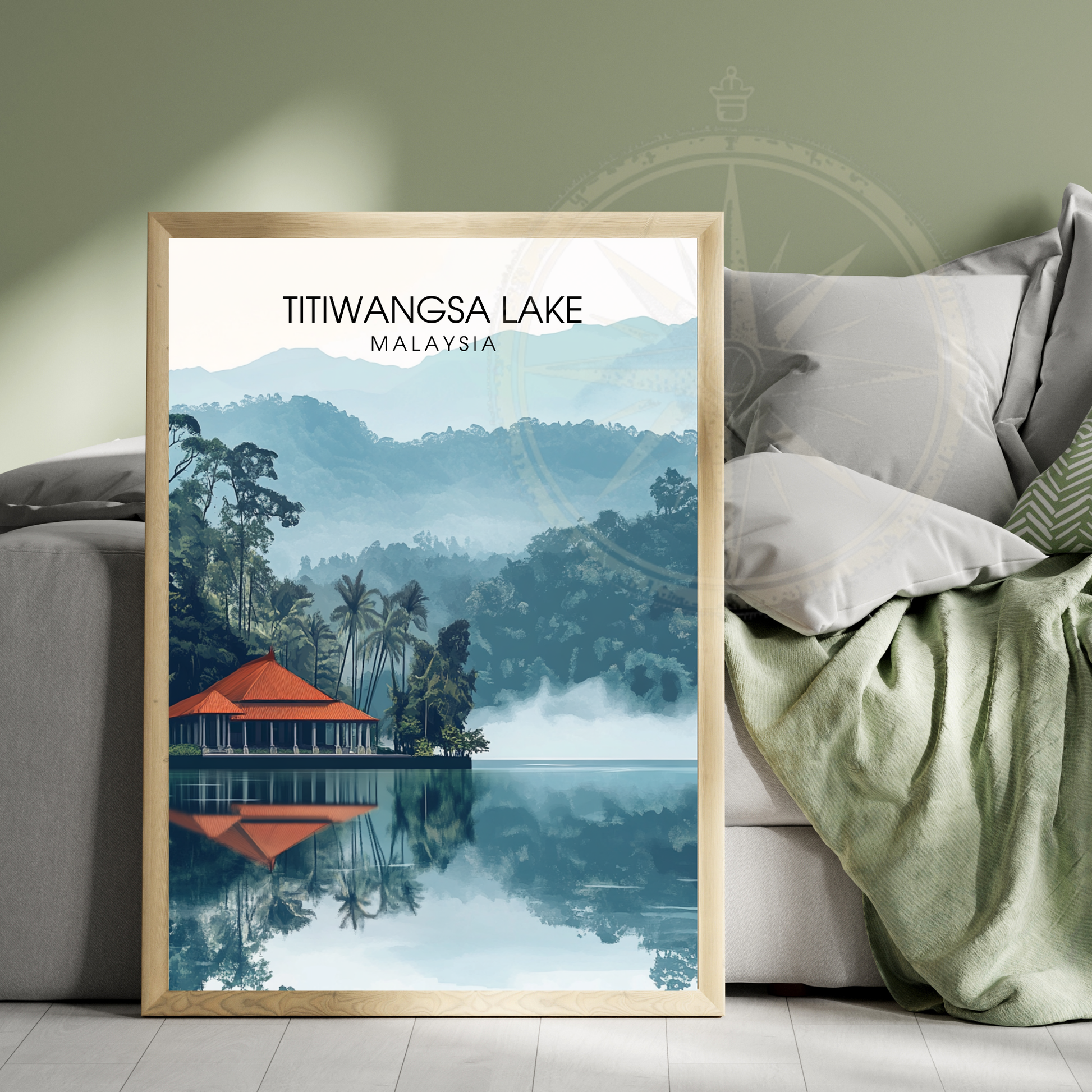 Affiche Titiwangsa lake | Impression Malaysia | Affiche Lake