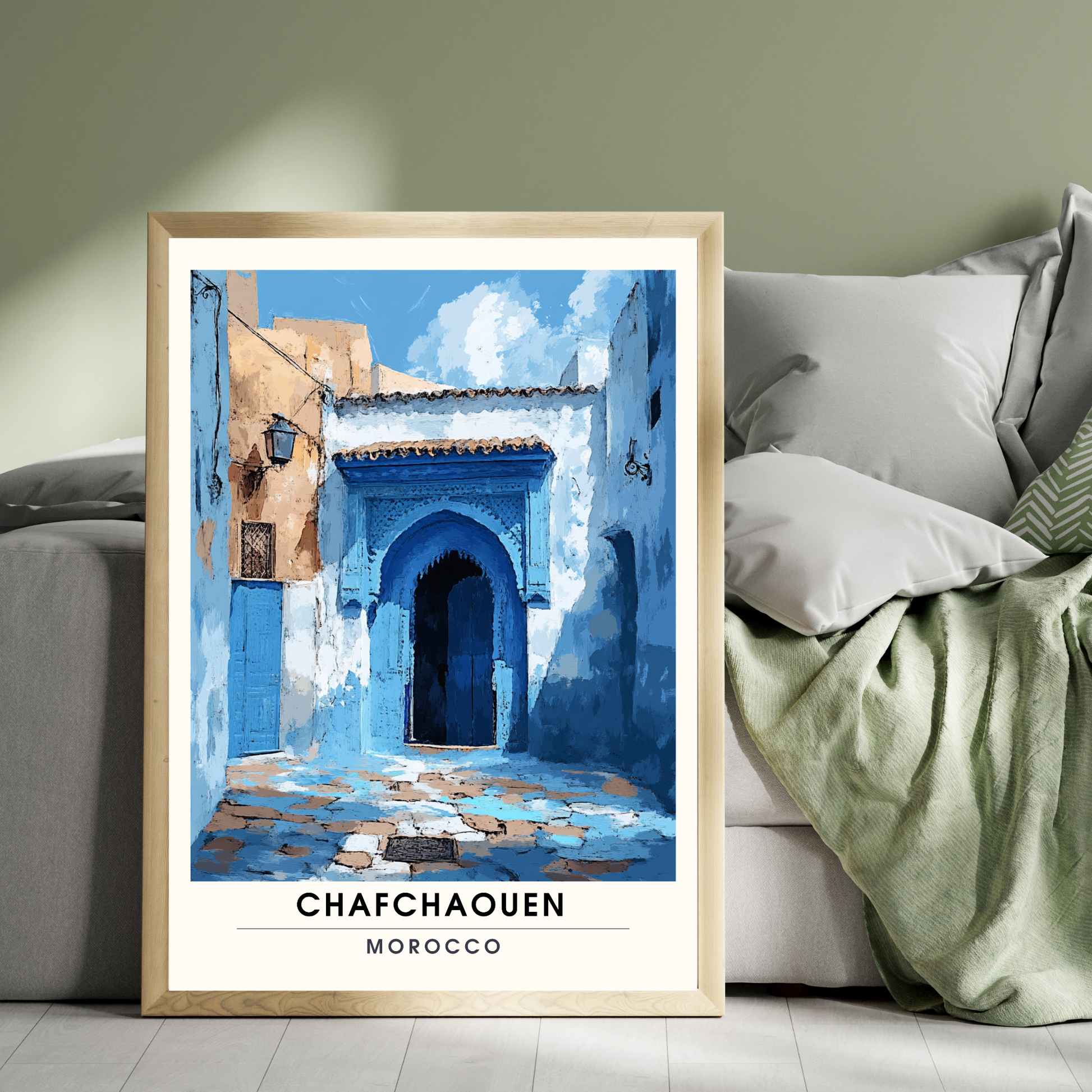 Affiche Chefchaouen | Impression Maroc | Affiche Maroc
