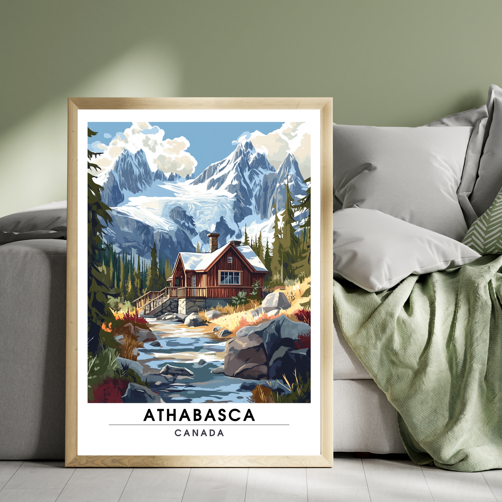 Affiche Glacier du athabasca | Poster Canada | Affiche Canada