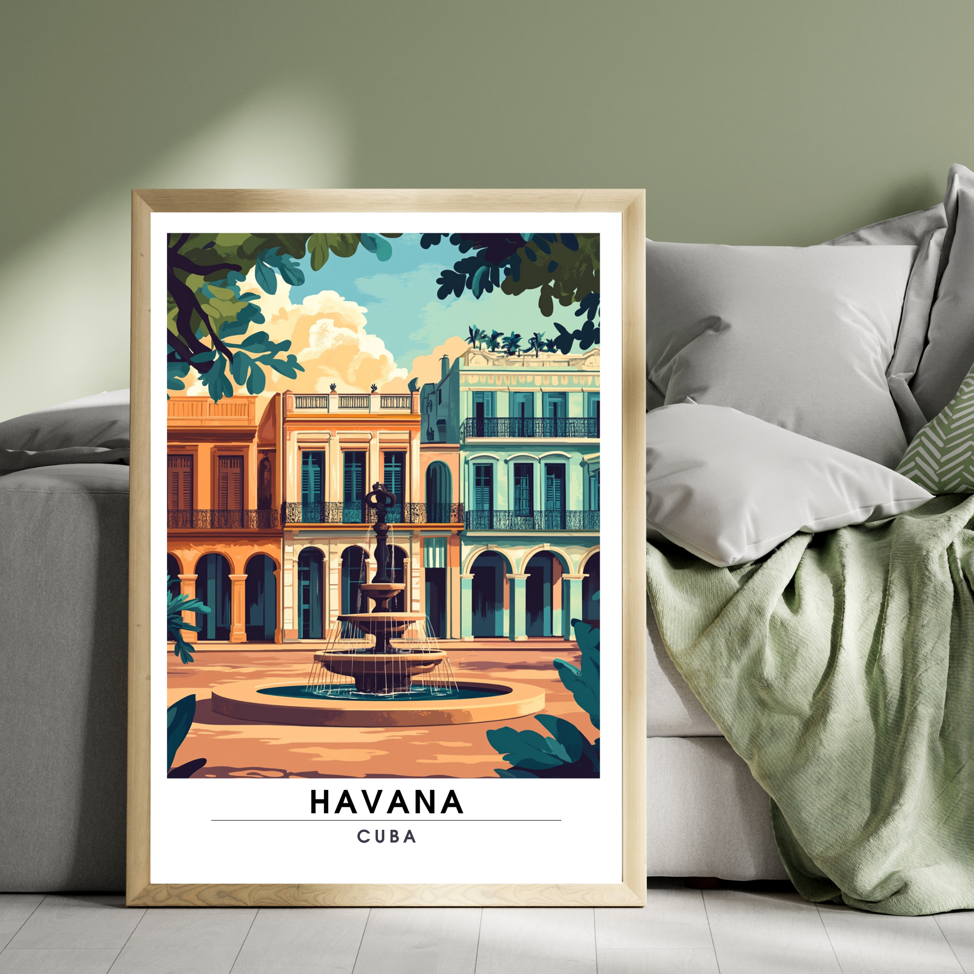 Affiche Havana | Poster Murale Cuba | Affiche Cuba