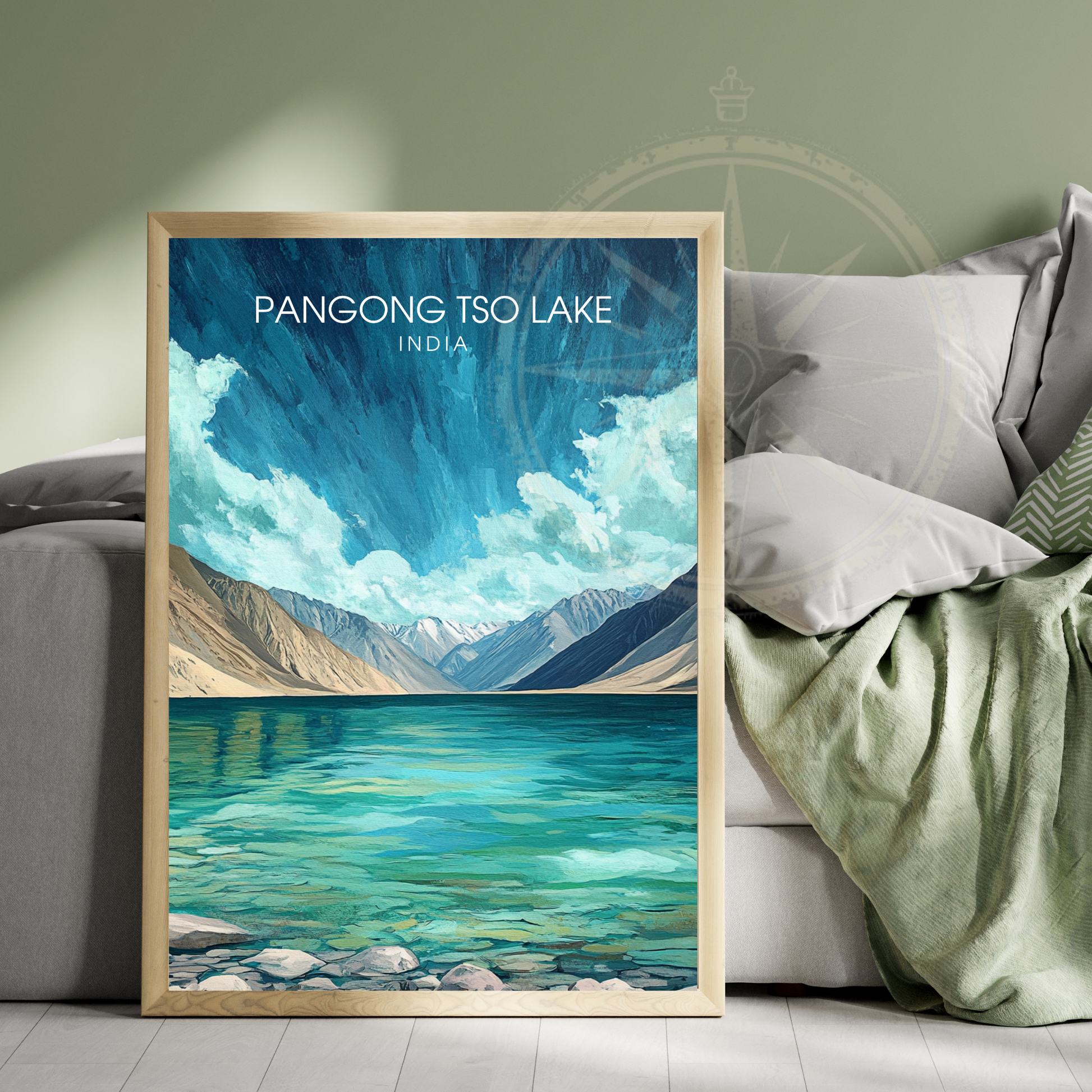 Affiche Pangong Tso Lake| Impression India | Affiche Lake