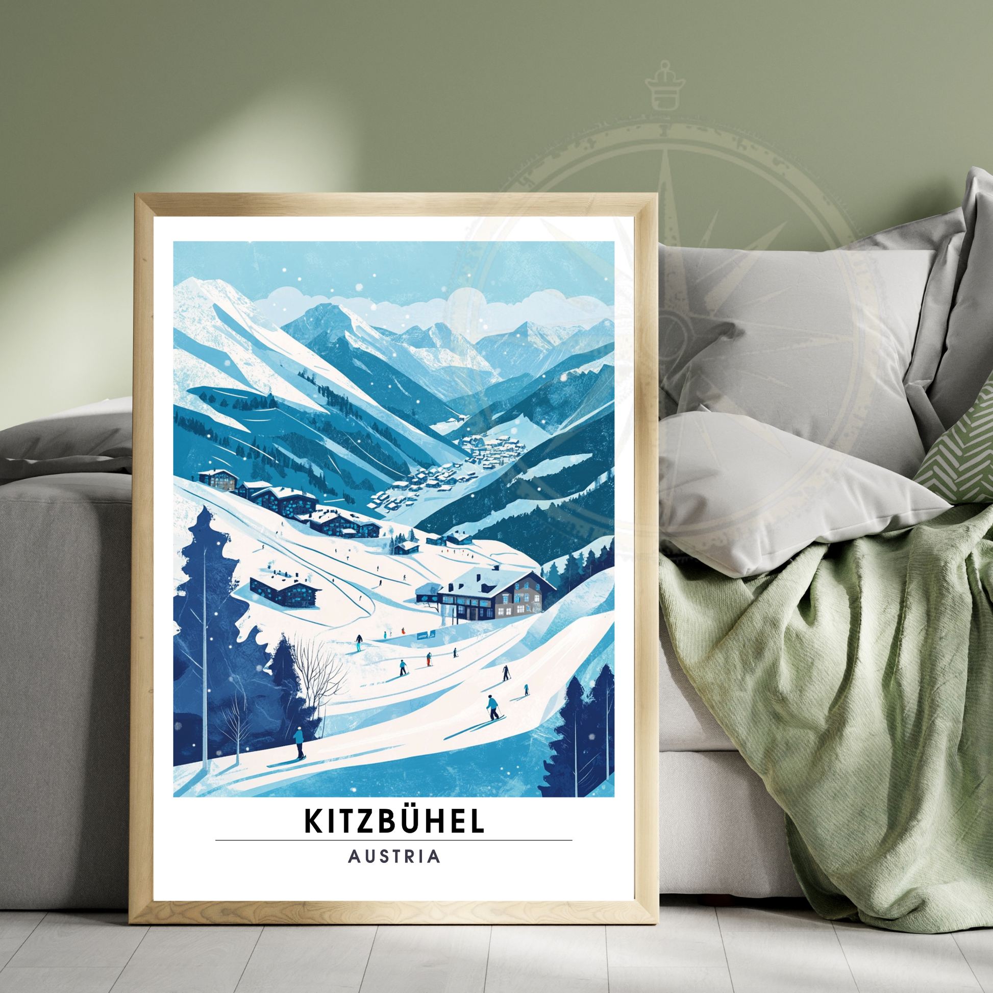 Affiche Kitzbühel | Poster Autriche | Affiche Autriche