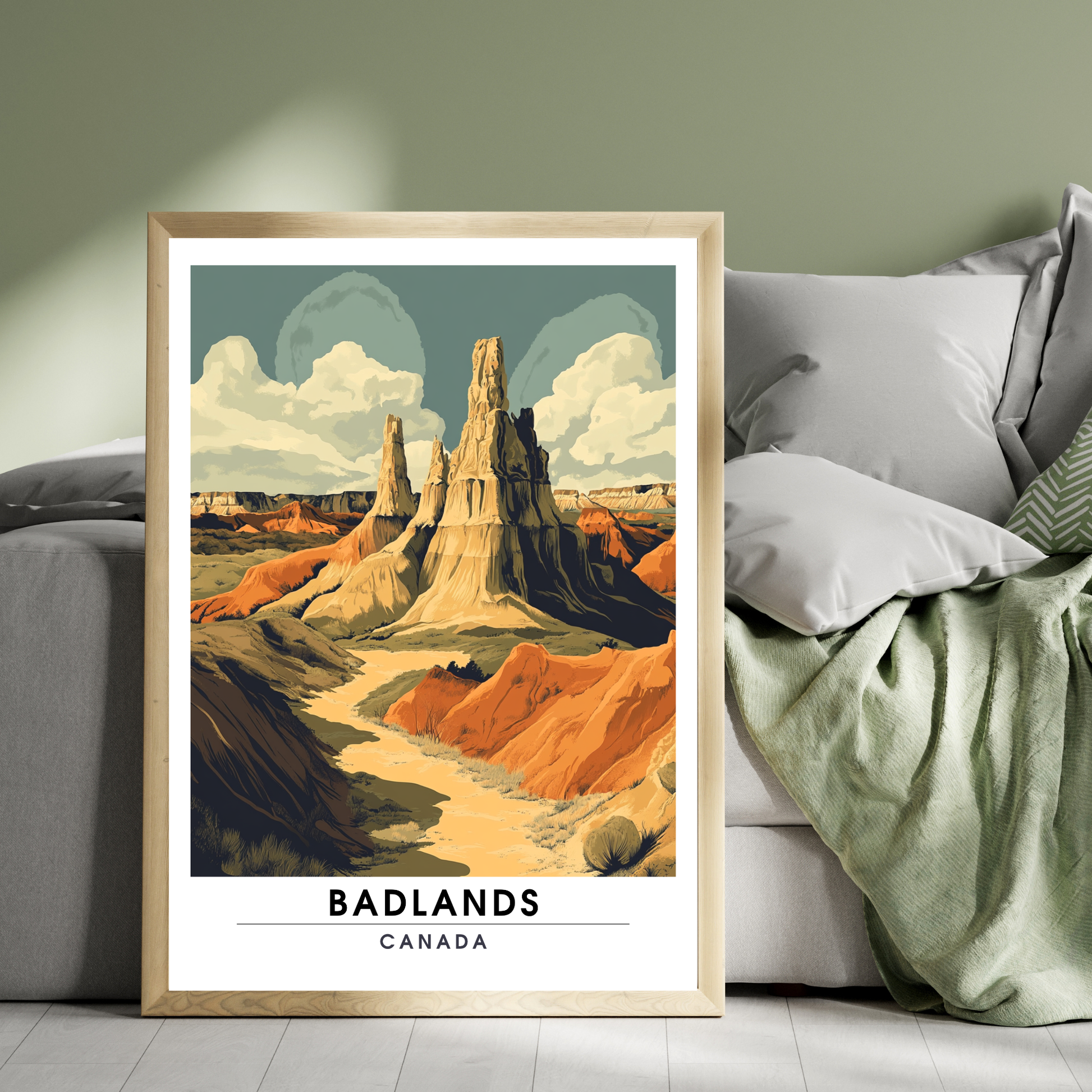 Affiche Badlands | Impression Canada | Affiche Canada