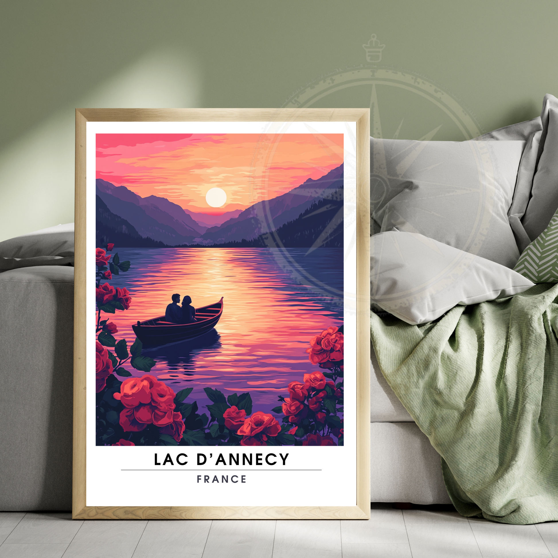 Affiche Lac d’Annecy | Impression France  |  Affiche France