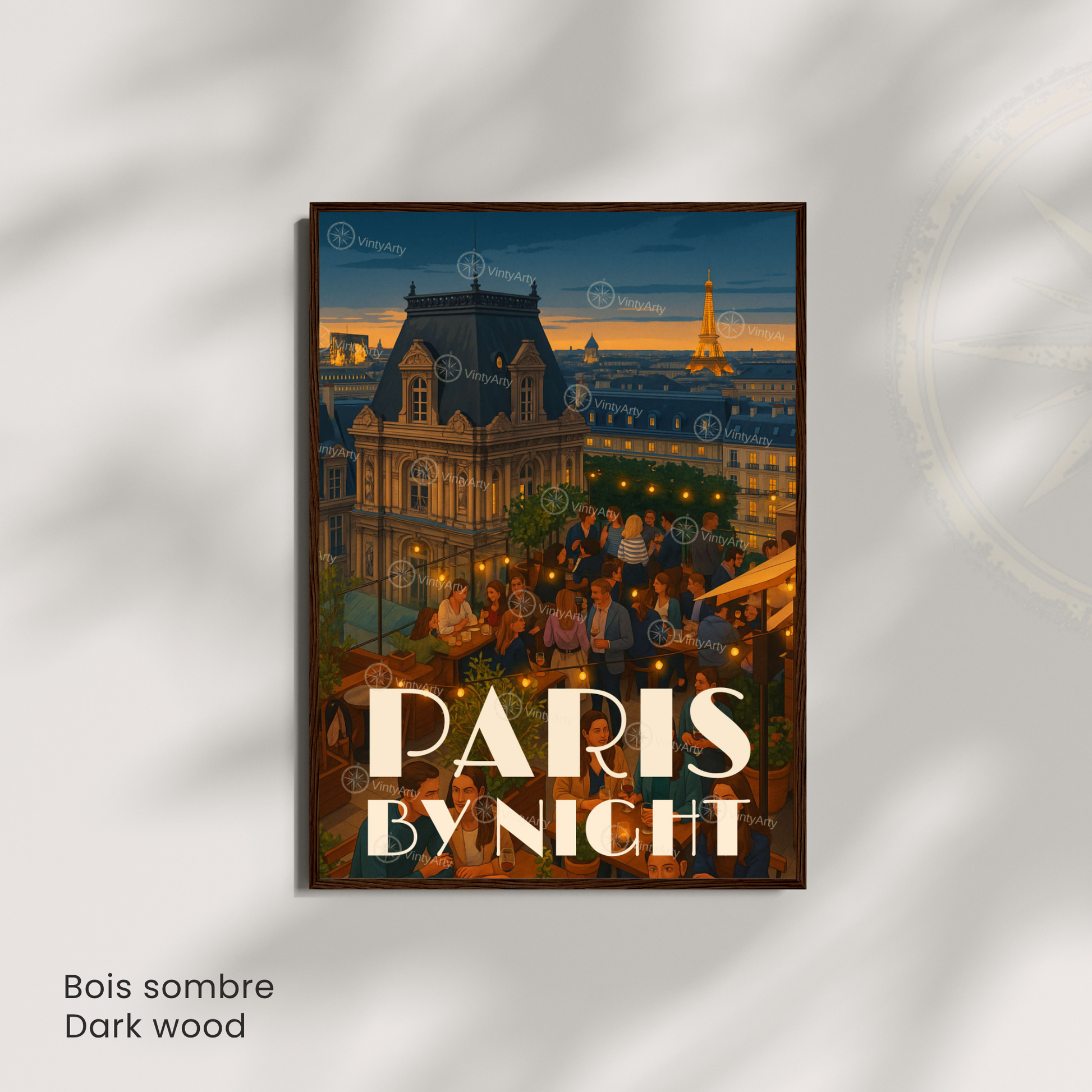 Affiche Paris | Poster déco Tour Eiffel | Affiche France