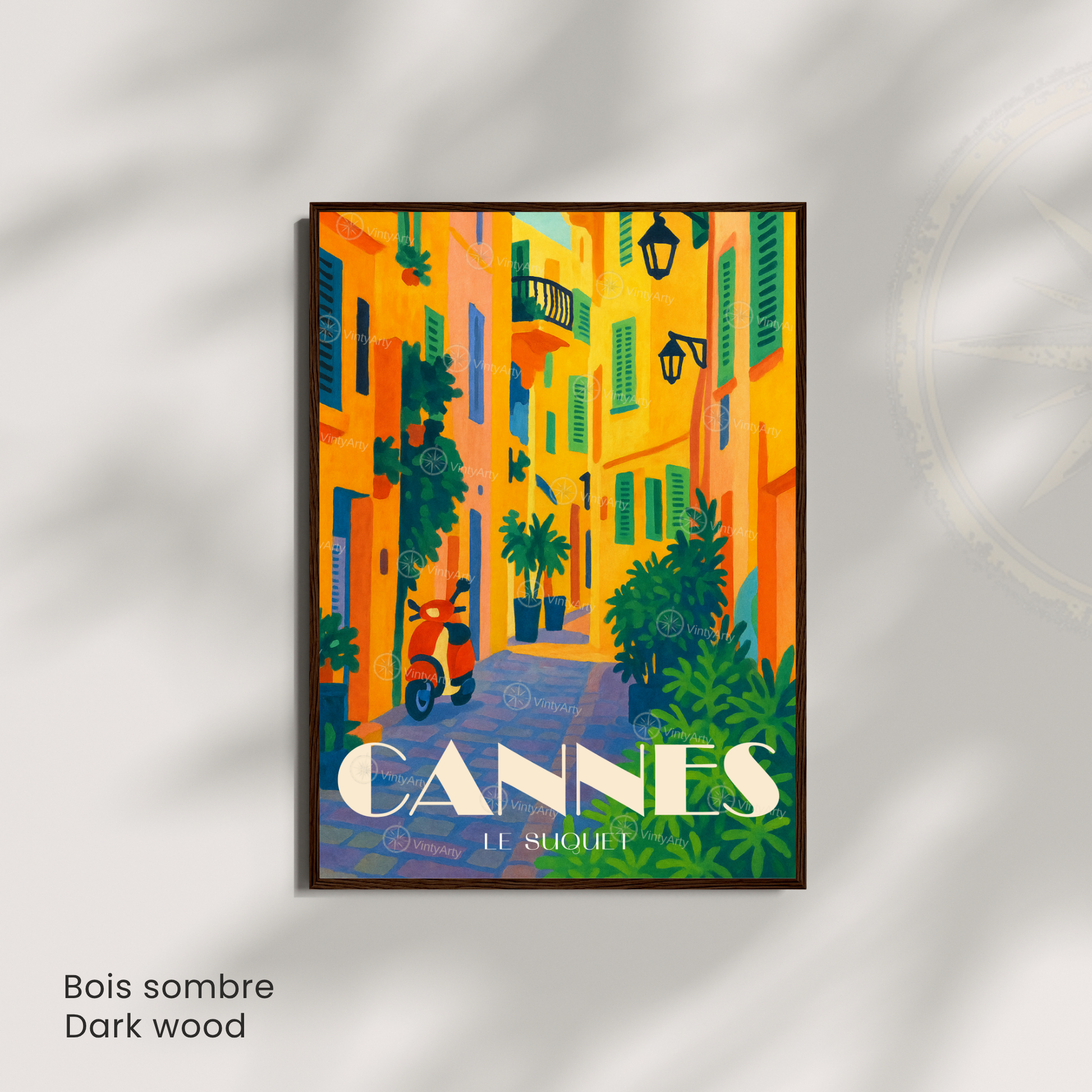 Affiche Cannes | Poster Le Suquet | Affiche France