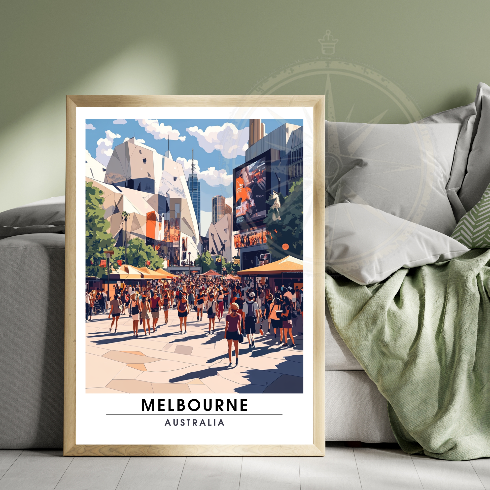 Affiche Melbourne | Poster Murale Australie | Affiche Australie