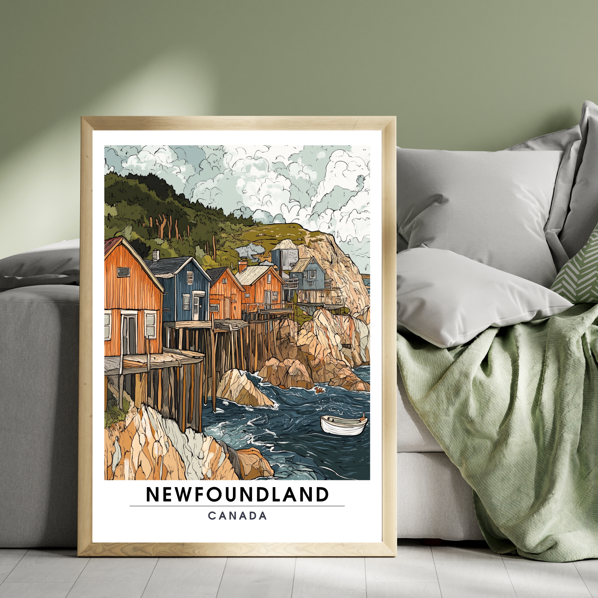 Affiche Terre Neuve | Impression Canada | Affiche Canada