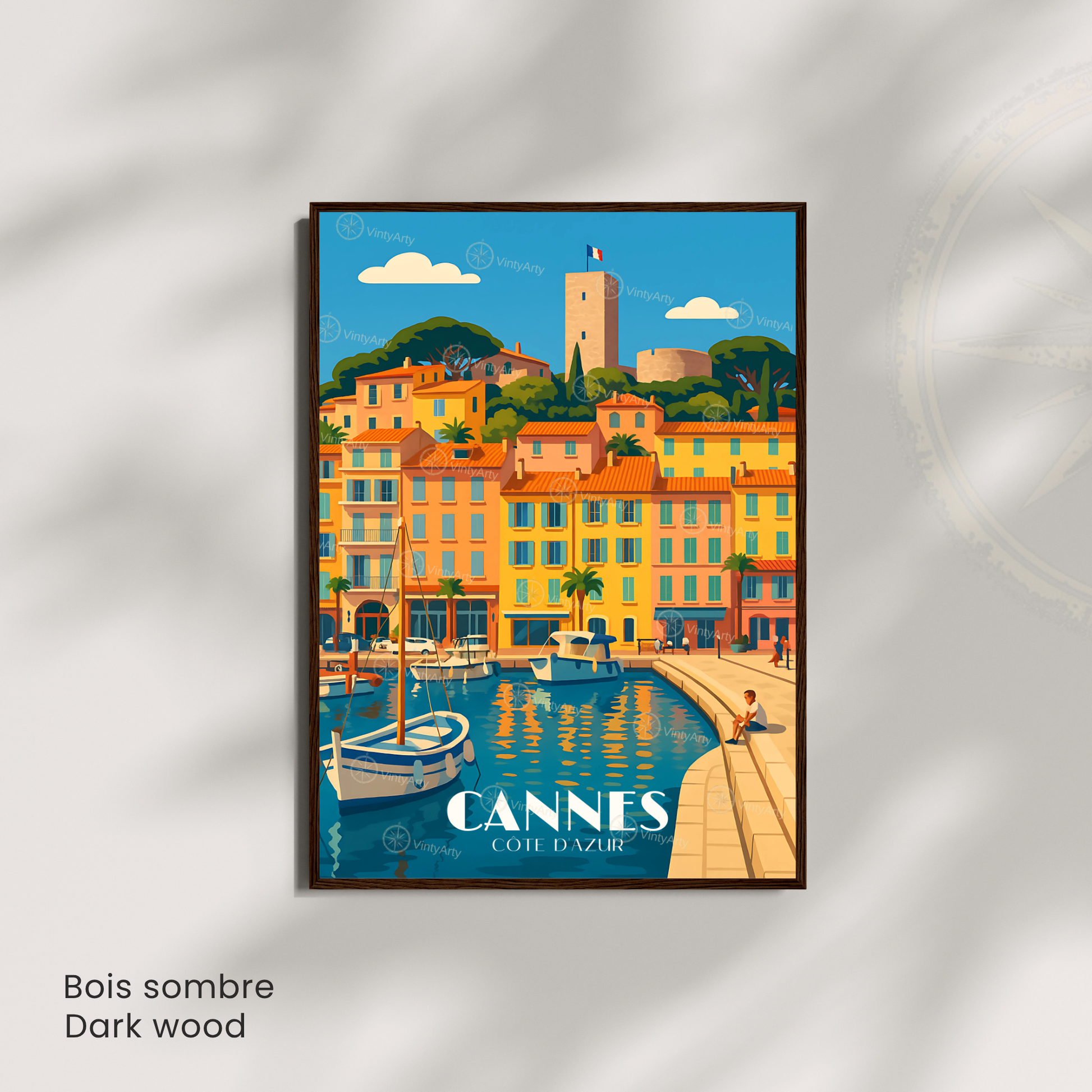Affiche Cannes | Poster Côte d’Azur | Affiche France