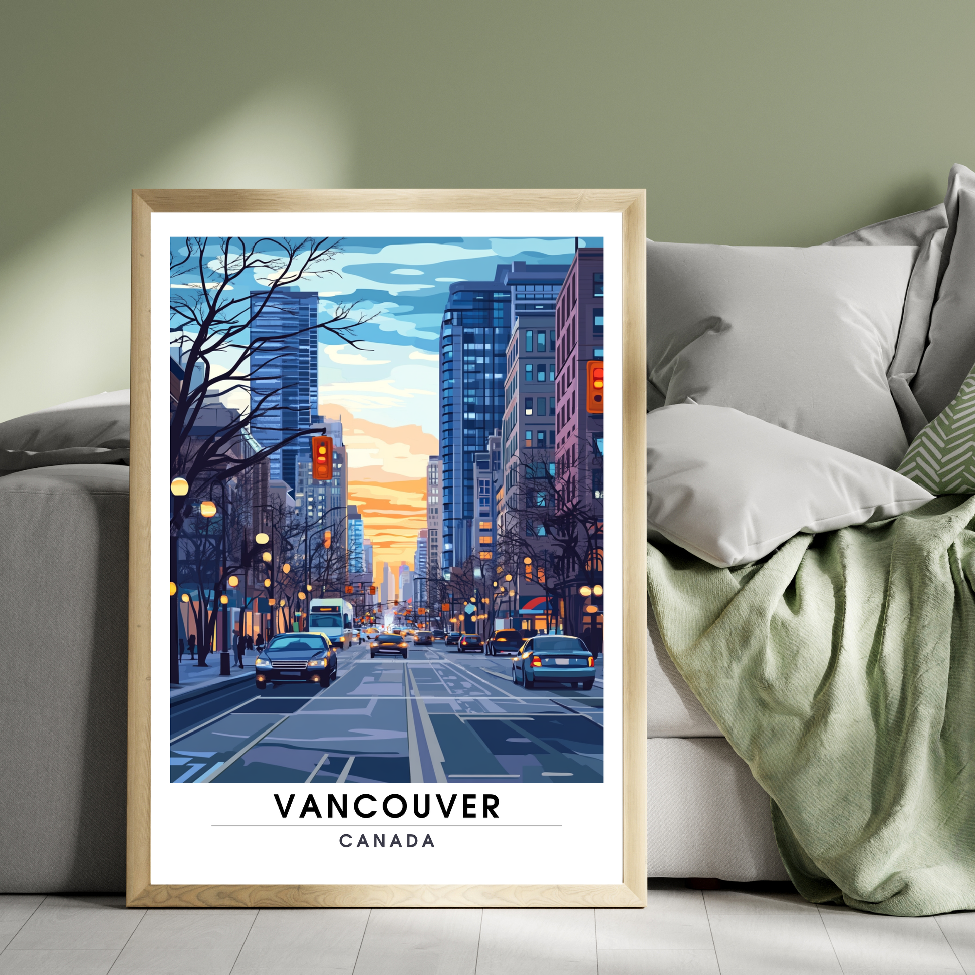 Affiche Vancouver | Poster décoratif Canada | Affiche Canada