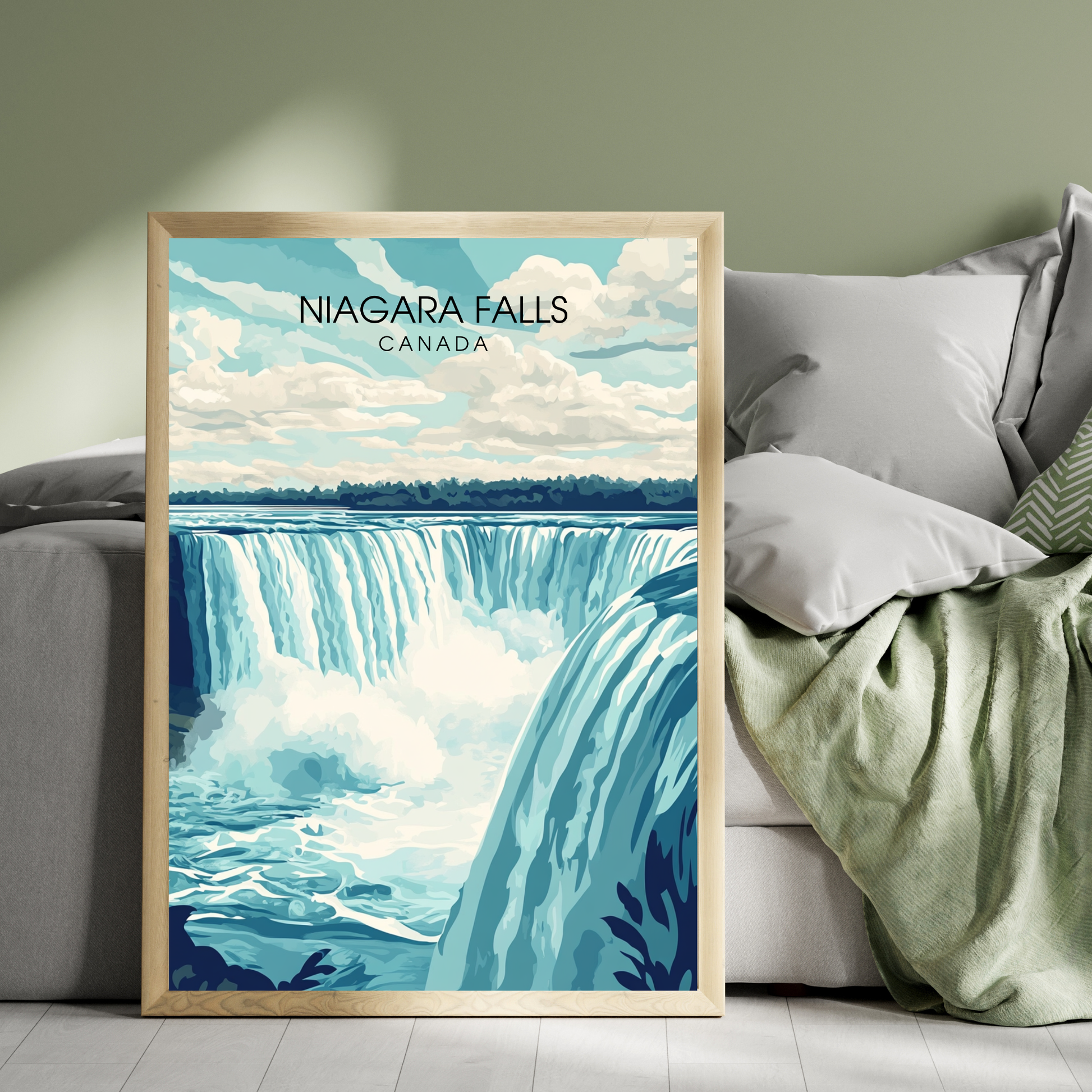Affiche Chutes du Niagara | Poster Murale Canada | Affiche Canada