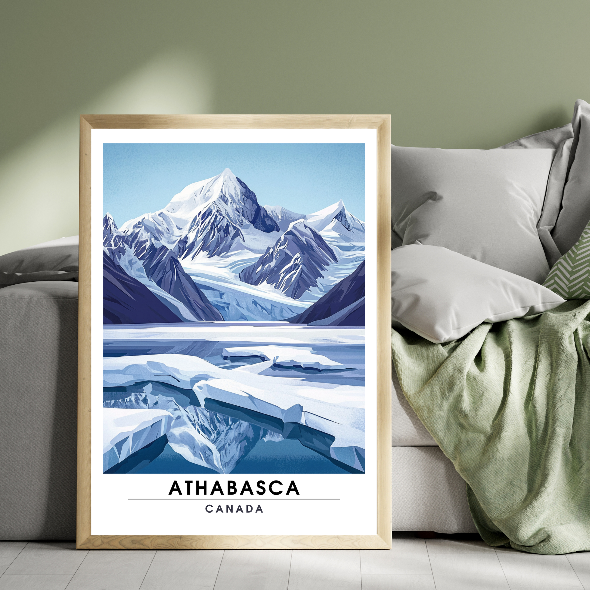 Affiche Glacier du athabasca | Poster Murale Canada | Affiche Canada