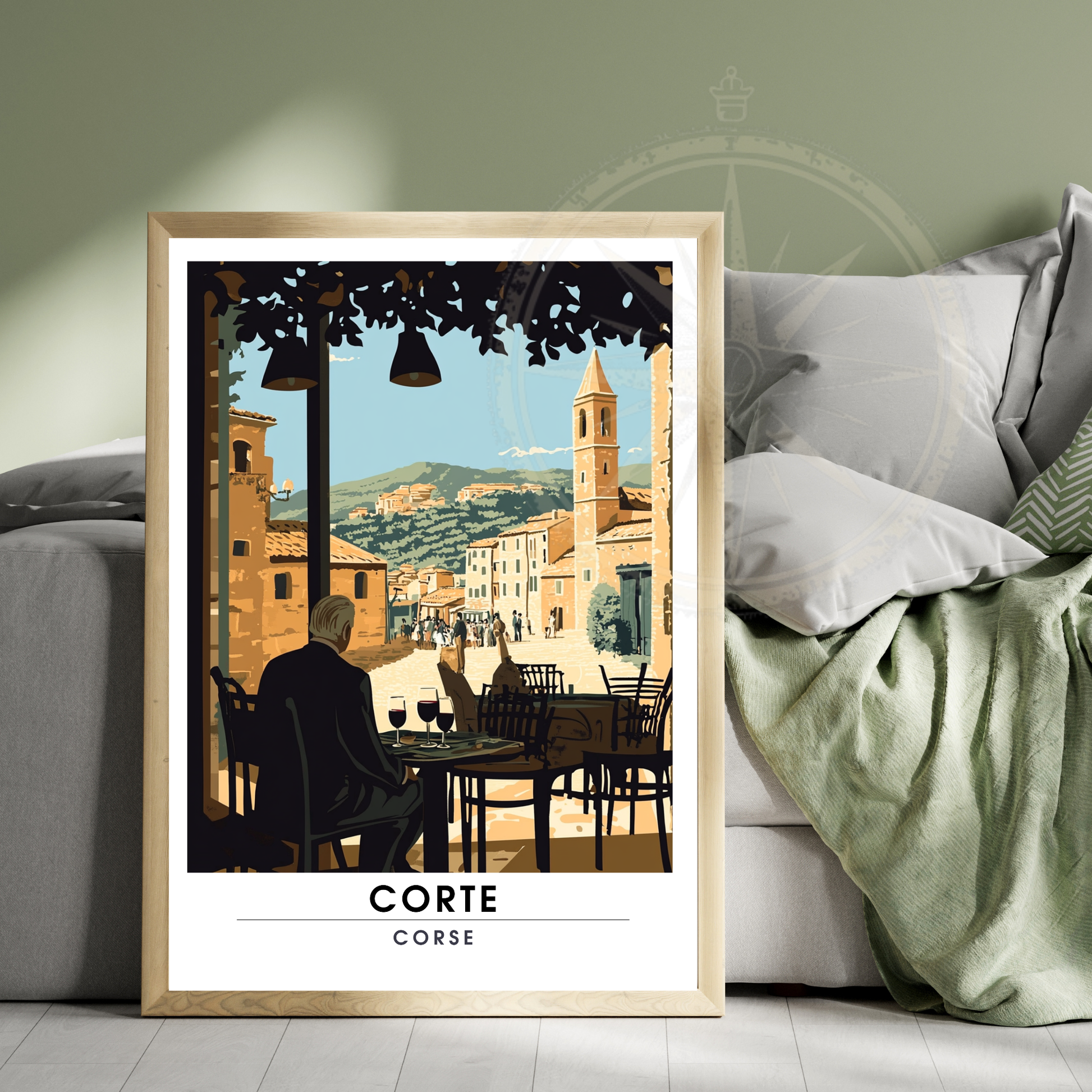 Affiche Corte | Poster Corse | Affiche Corse