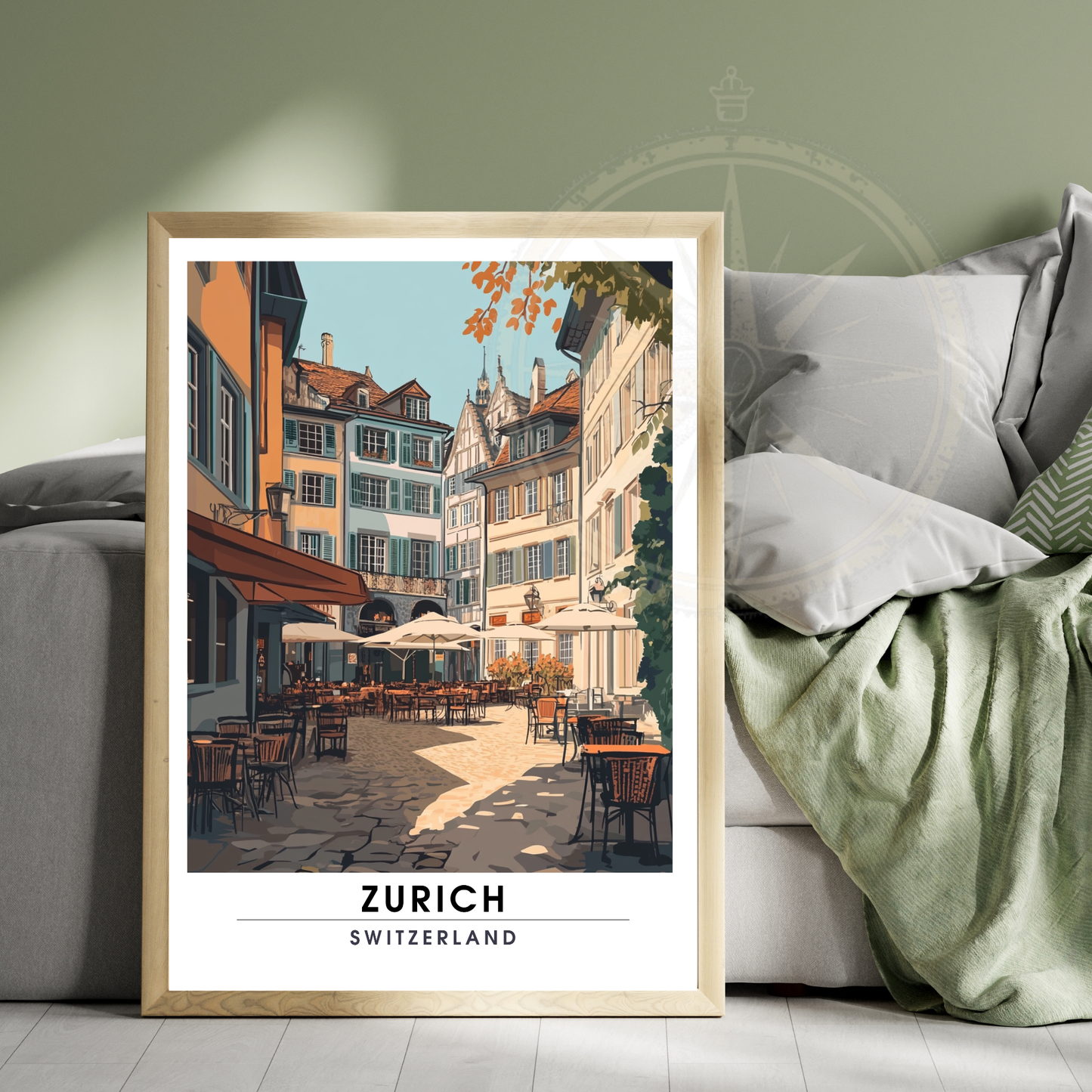 Affiche Zurich | Poster Suisse | Affiche Suisse