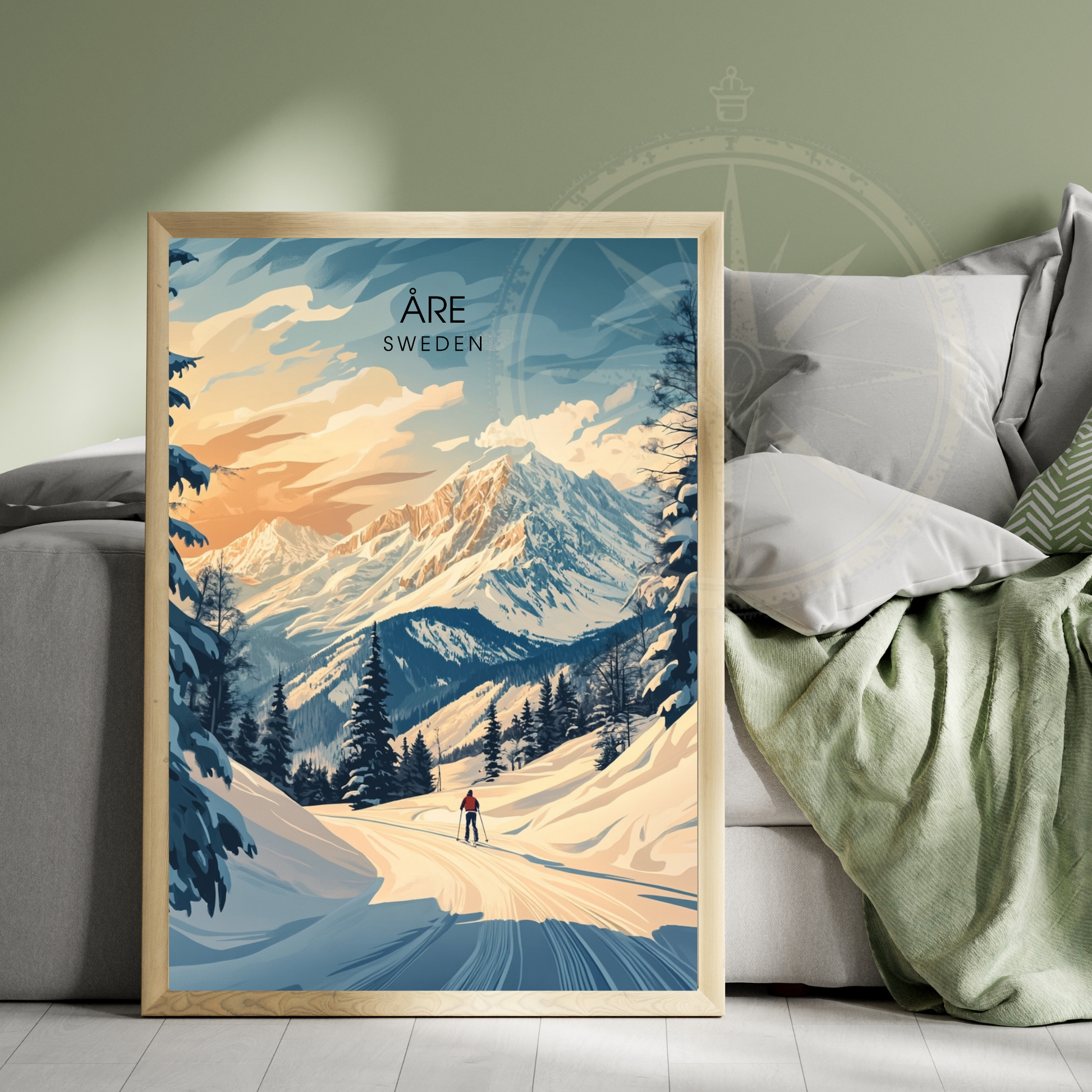 Affiche Åre | Poster Murale Suède | Affiche Suède