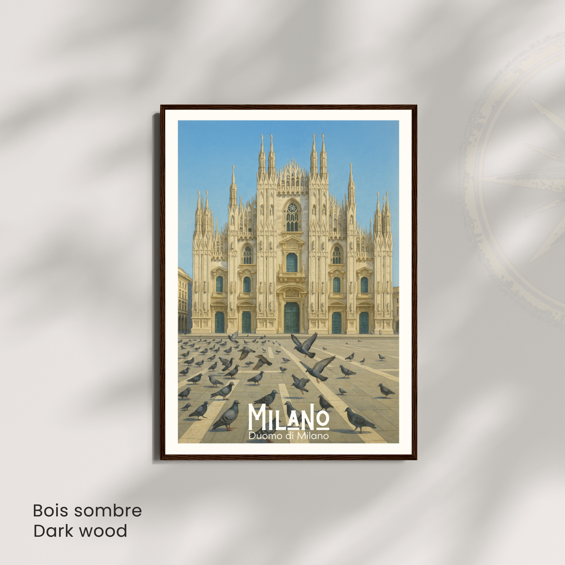 Affiche Milan | Poster Cathédrale de Milan | Affiche Milan