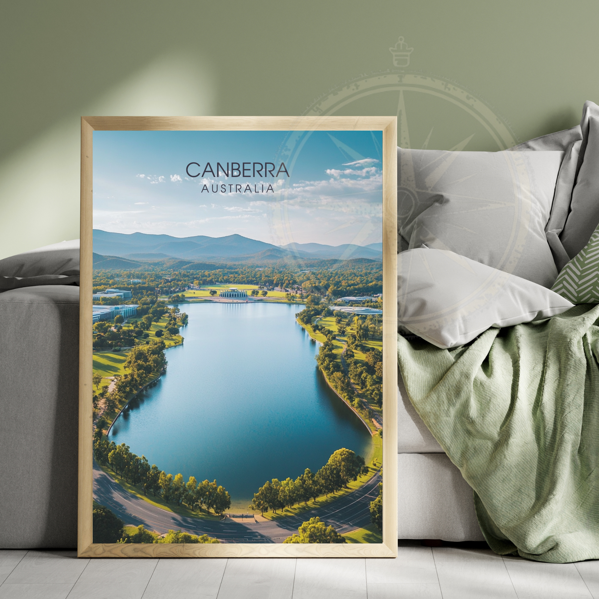 Affiche Canberra | Poster décoratif Australie | Affiche Australie