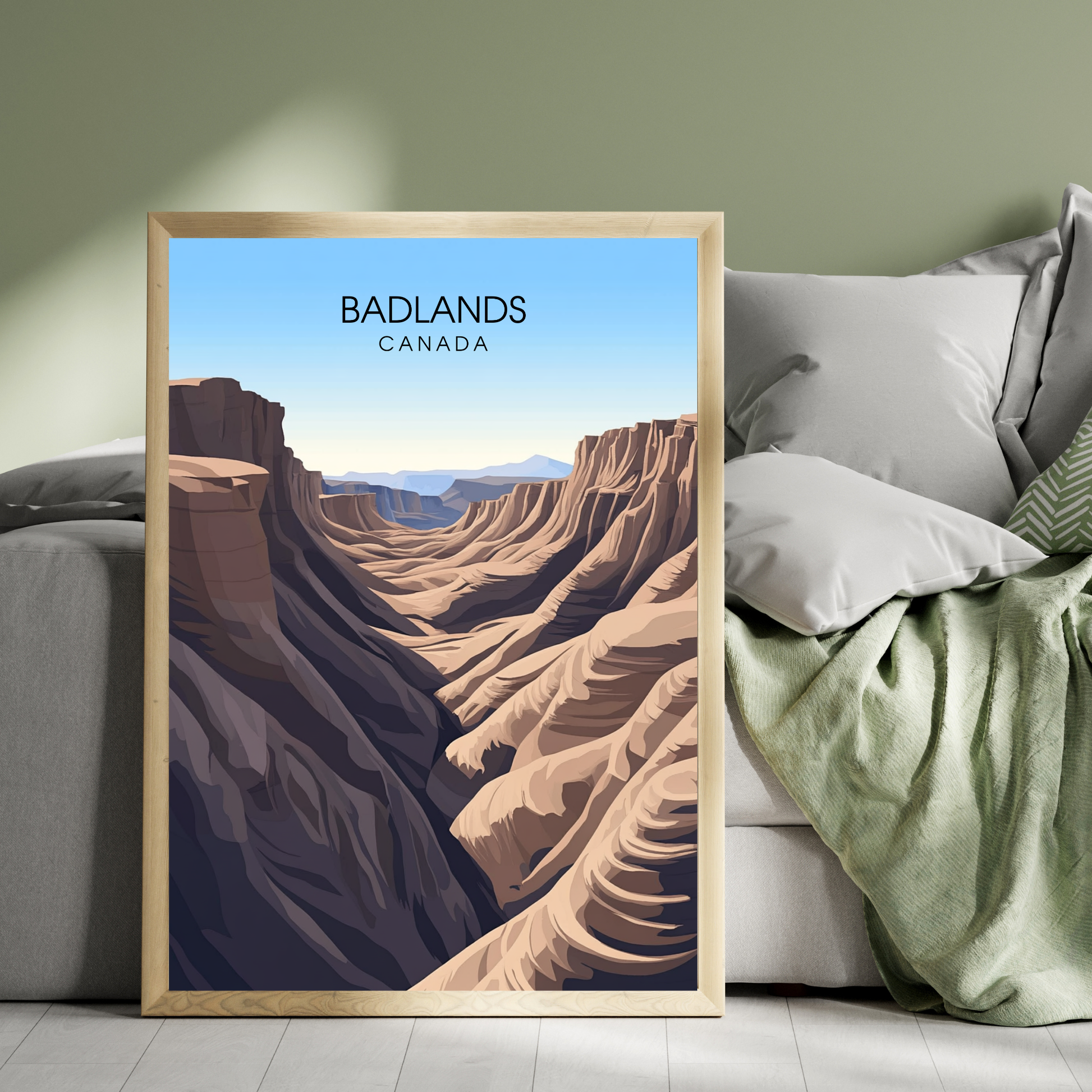 Affiche Badlands | Poster Canada | Affiche Canada