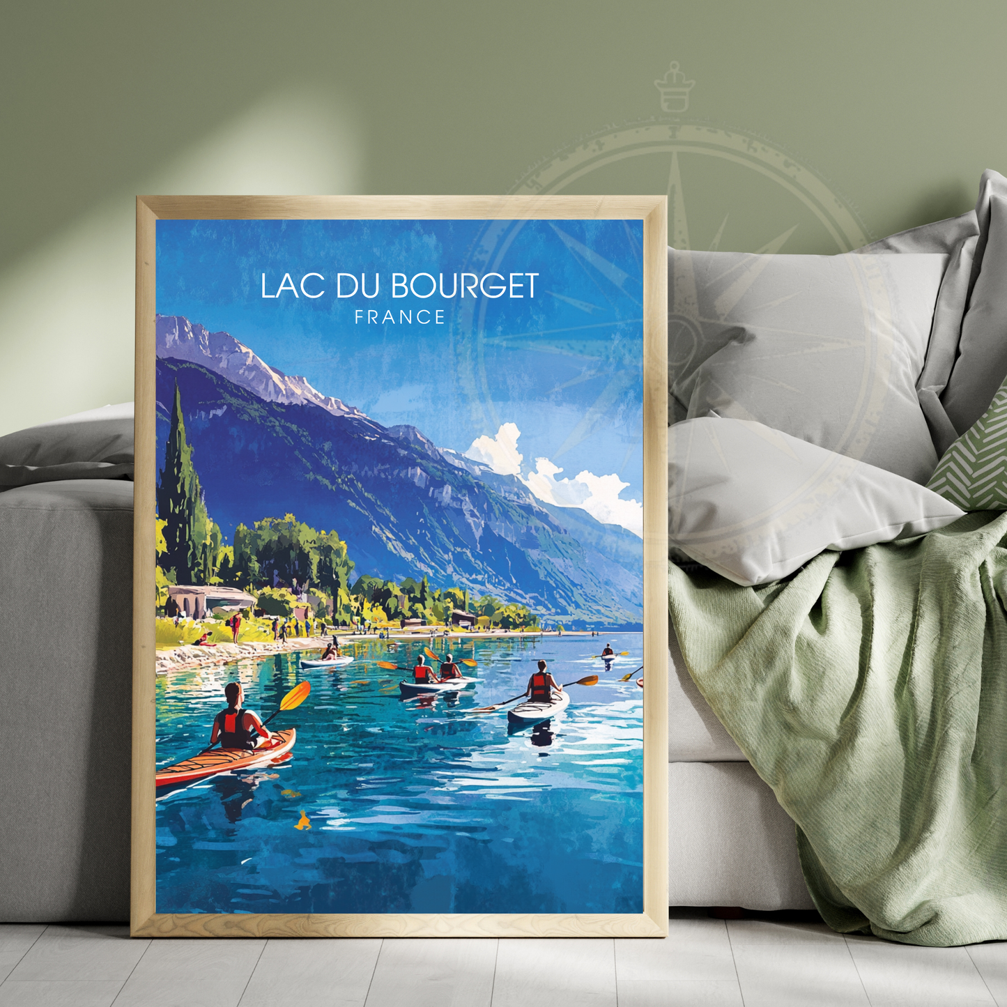 Affiche Lac du Bourget | Impression France | Affiche France