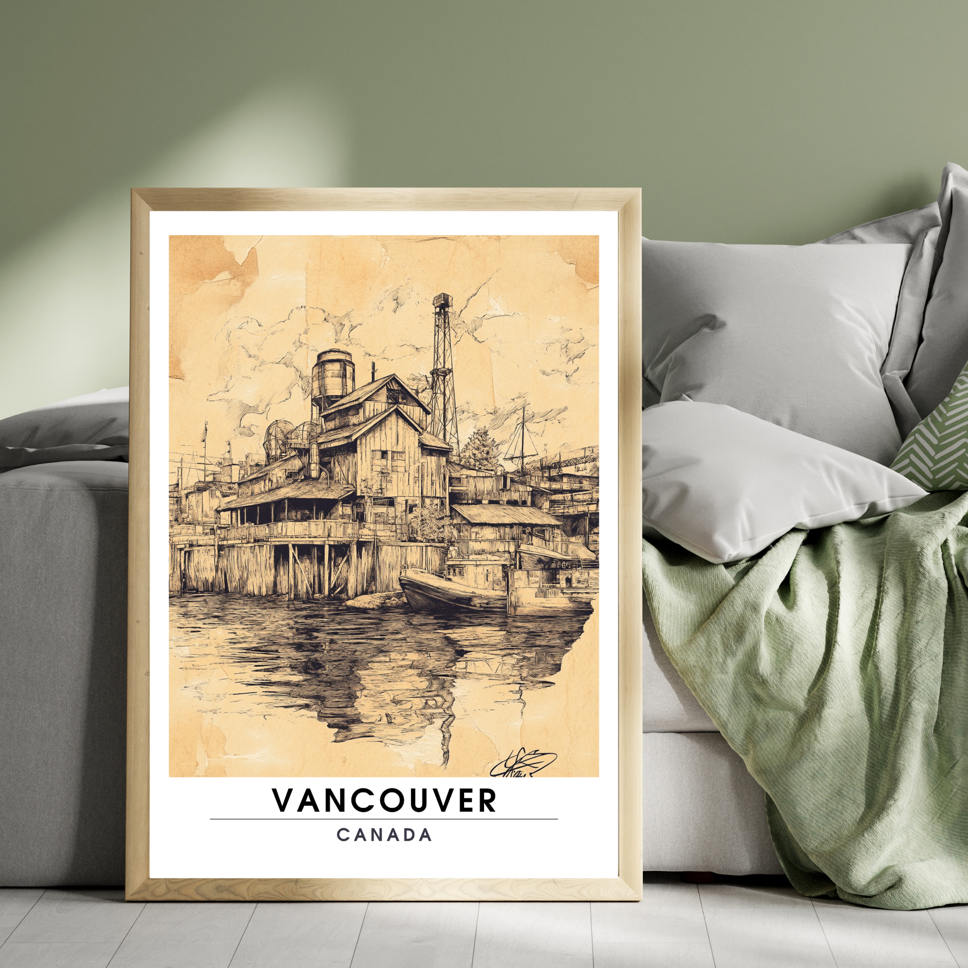 Affiche Vancouver | Poster Murale Canada | Affiche Canada