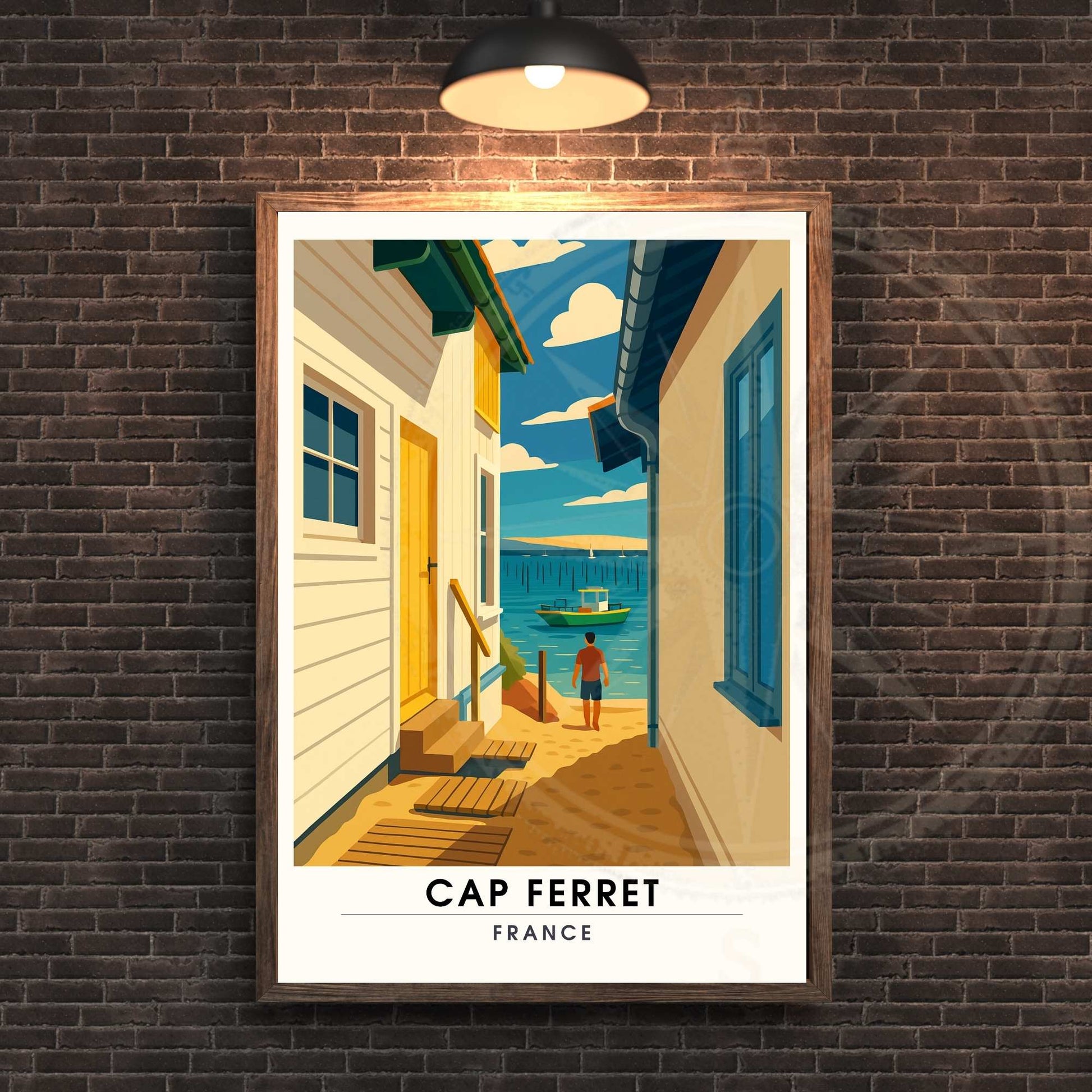 Affiche Cap Ferret | Poster Cap Ferret | Affiche de voyage France