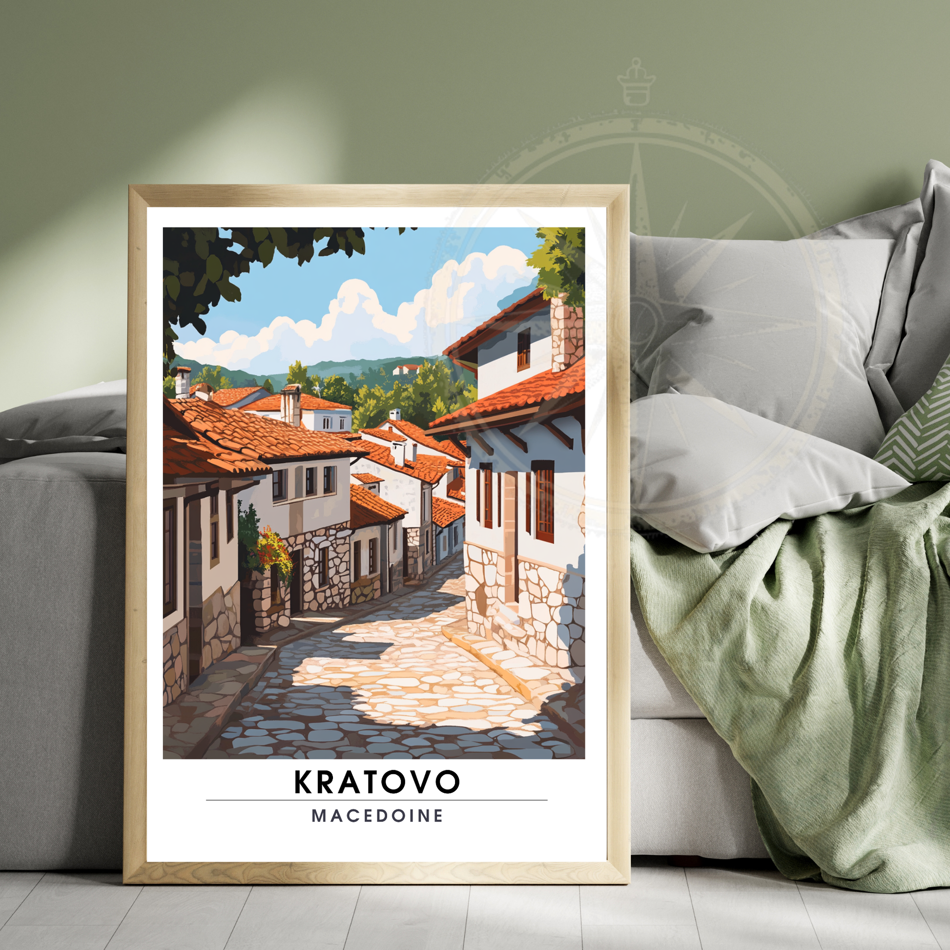 Affiche kratovo | Poster Macédoine | Affiche Macédoine
