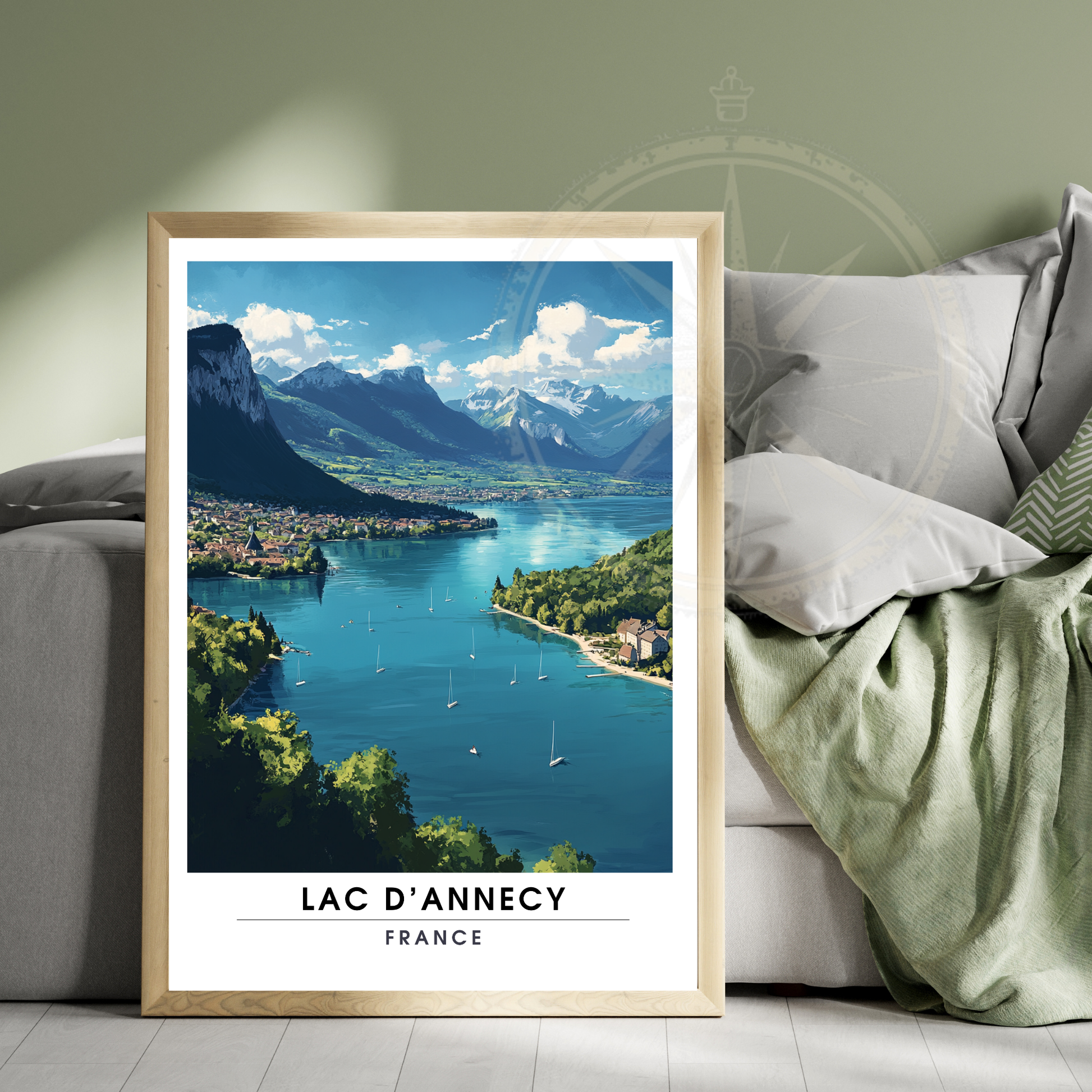 Affiche Lac d’Annecy | Impression France  |  Affiche France
