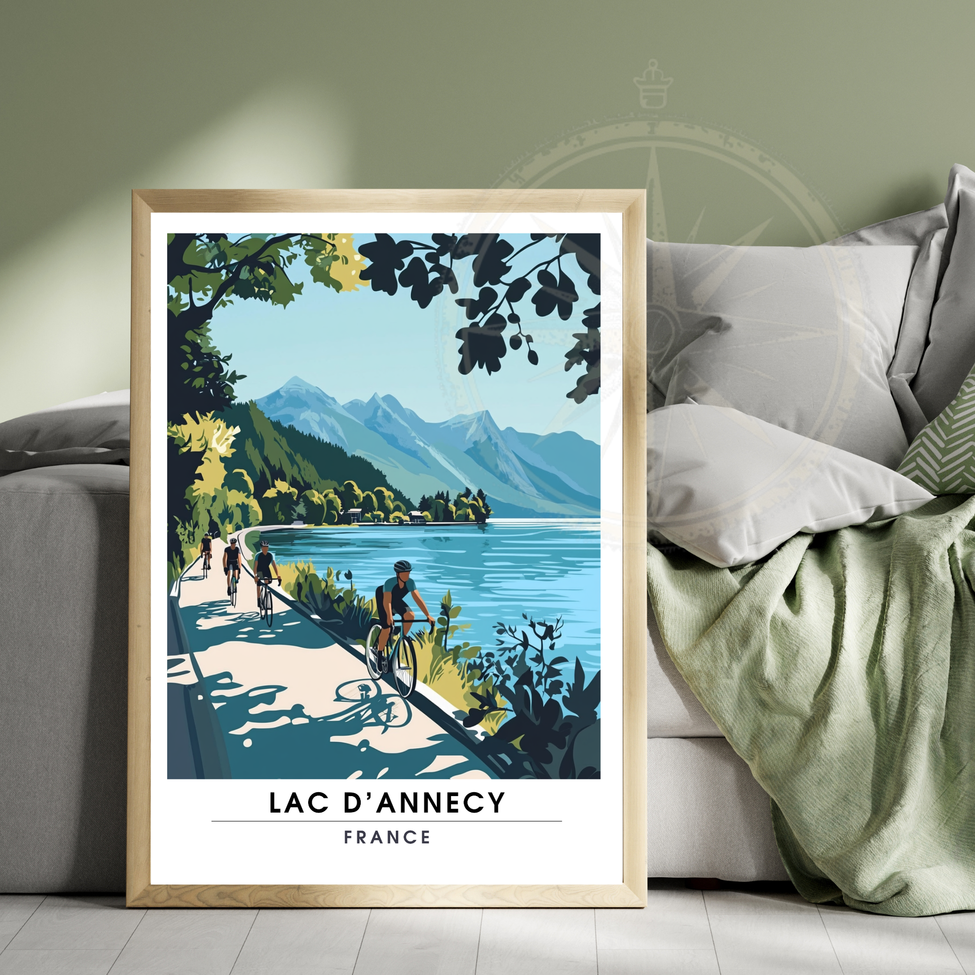 Affiche Lac d’Annecy | Impression France  |  Affiche France