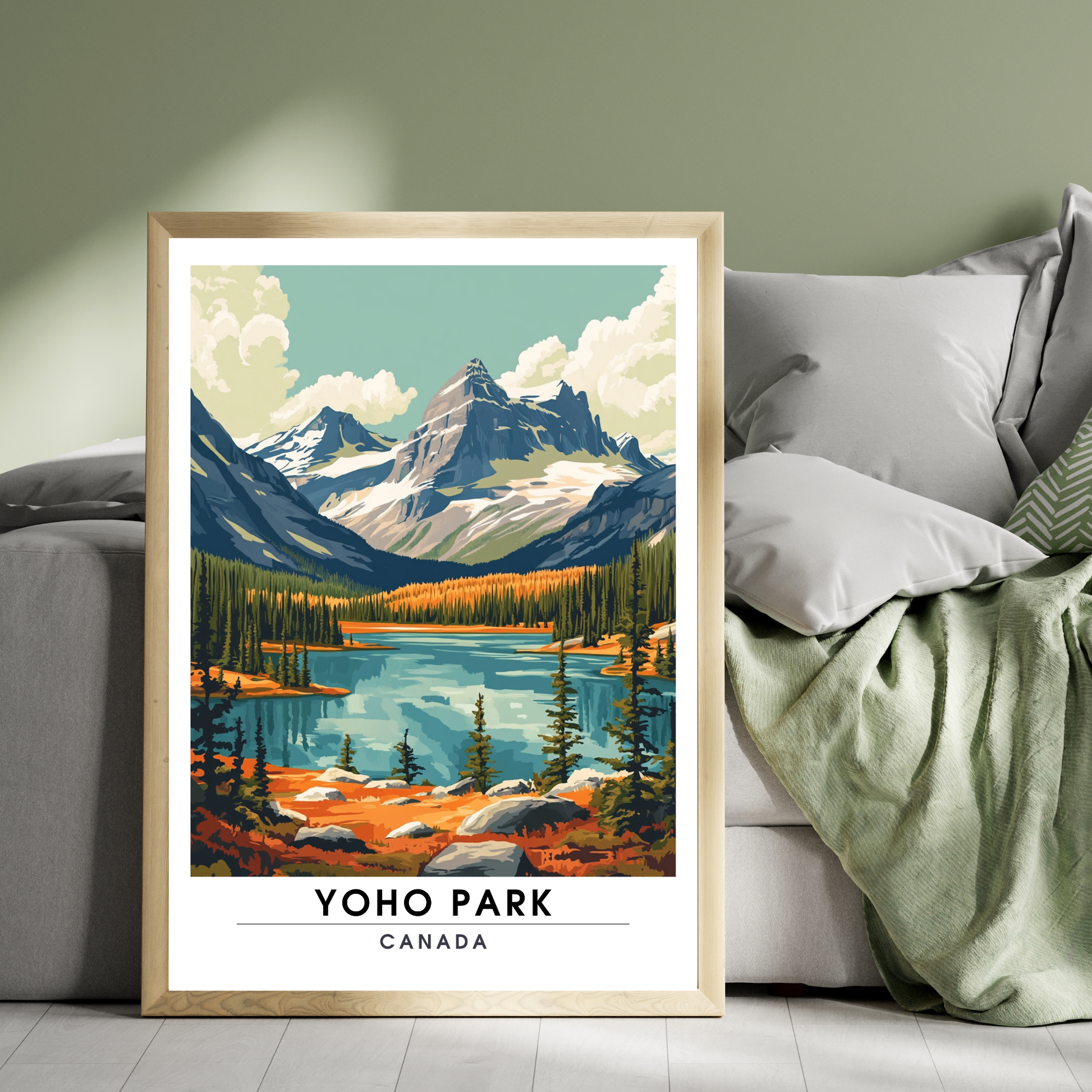 Affiche Parc national de Yoho | Poster décoratif Canada | Affiche Canada