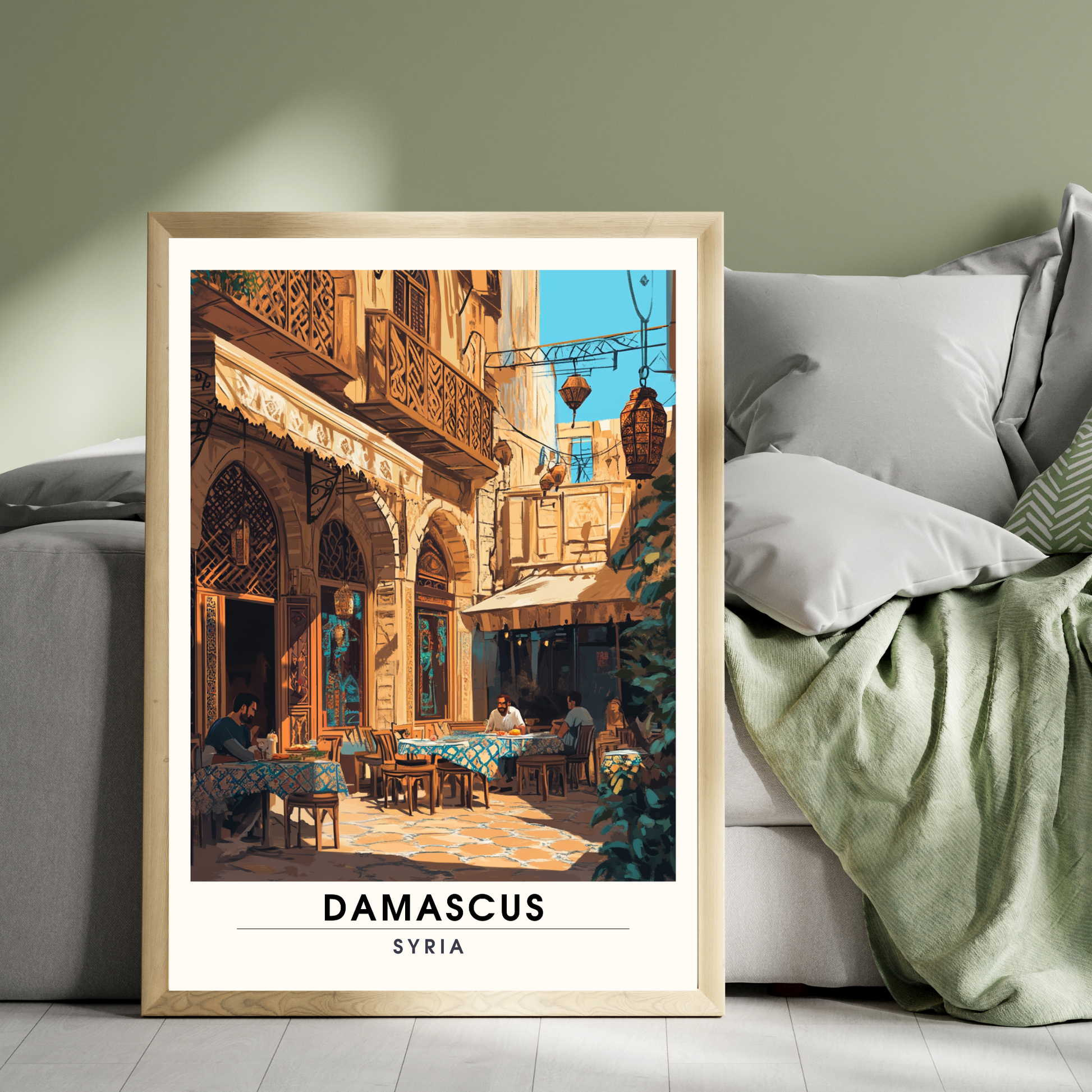 Affiche Damascus| Impression Syria | Affiche Syria