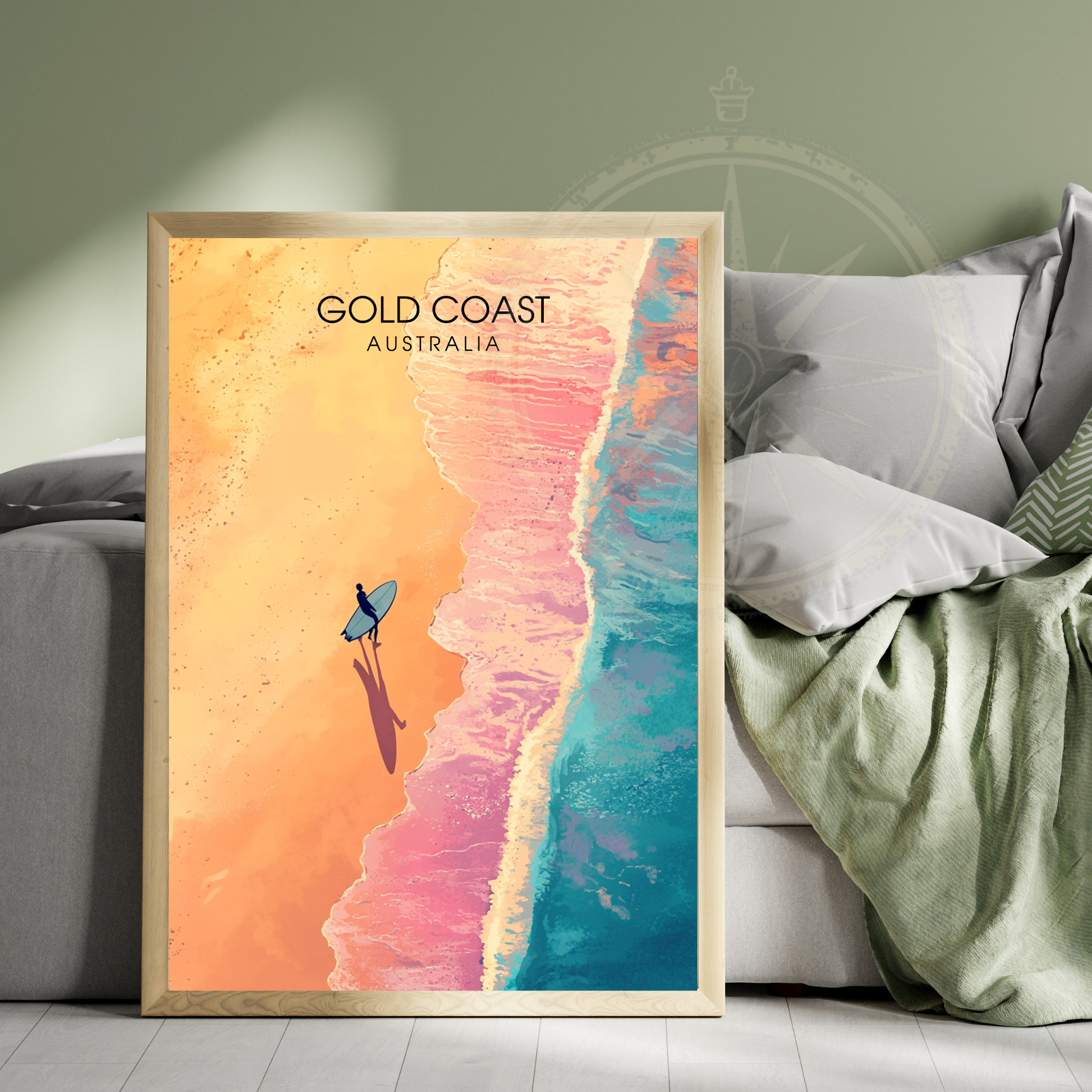 Affiche Côte d'Or | Poster Murale Australie | Affiche Australie