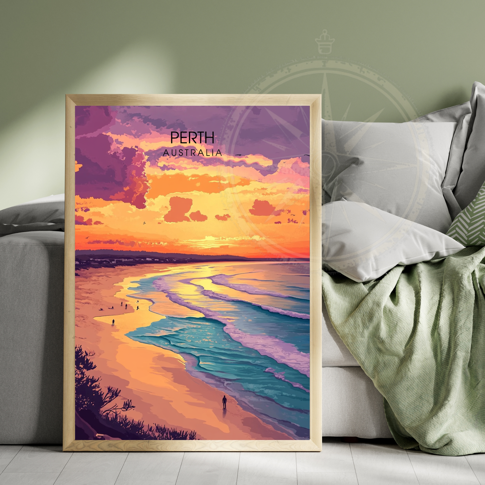 Affiche Perth | Poster Australie | Affiche Australie