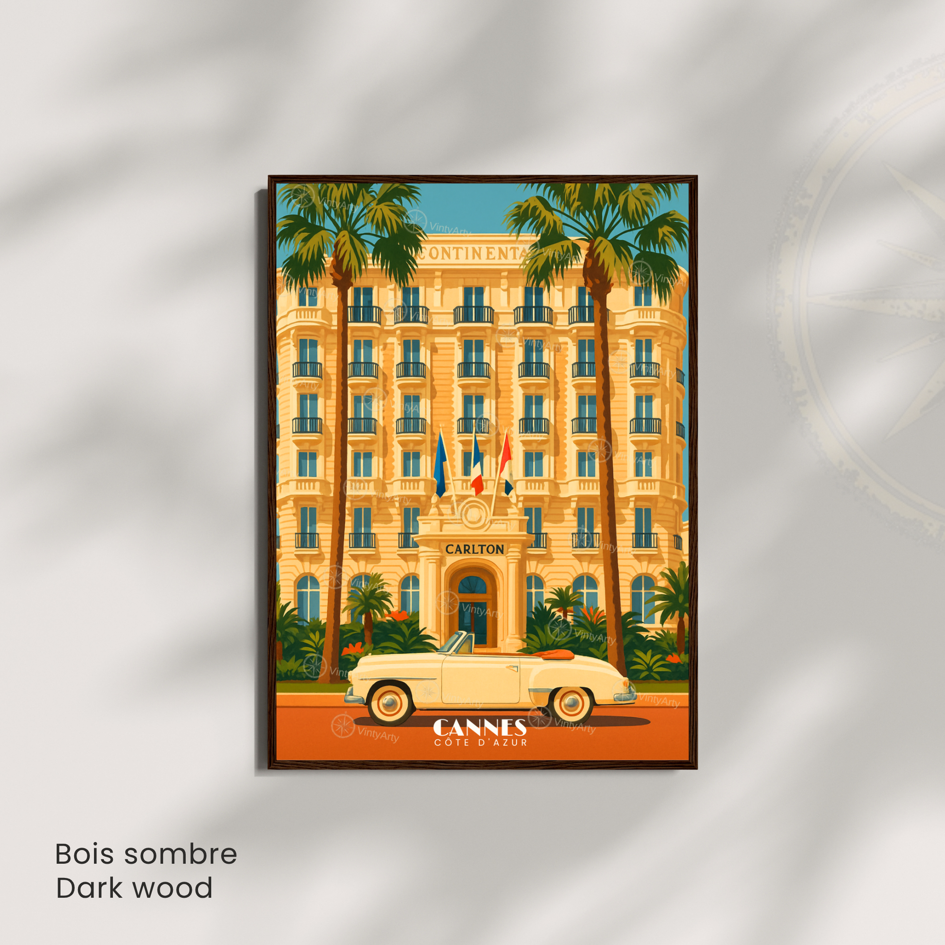 Affiche Cannes | Poster déco Côte d’Azur | Affiche France