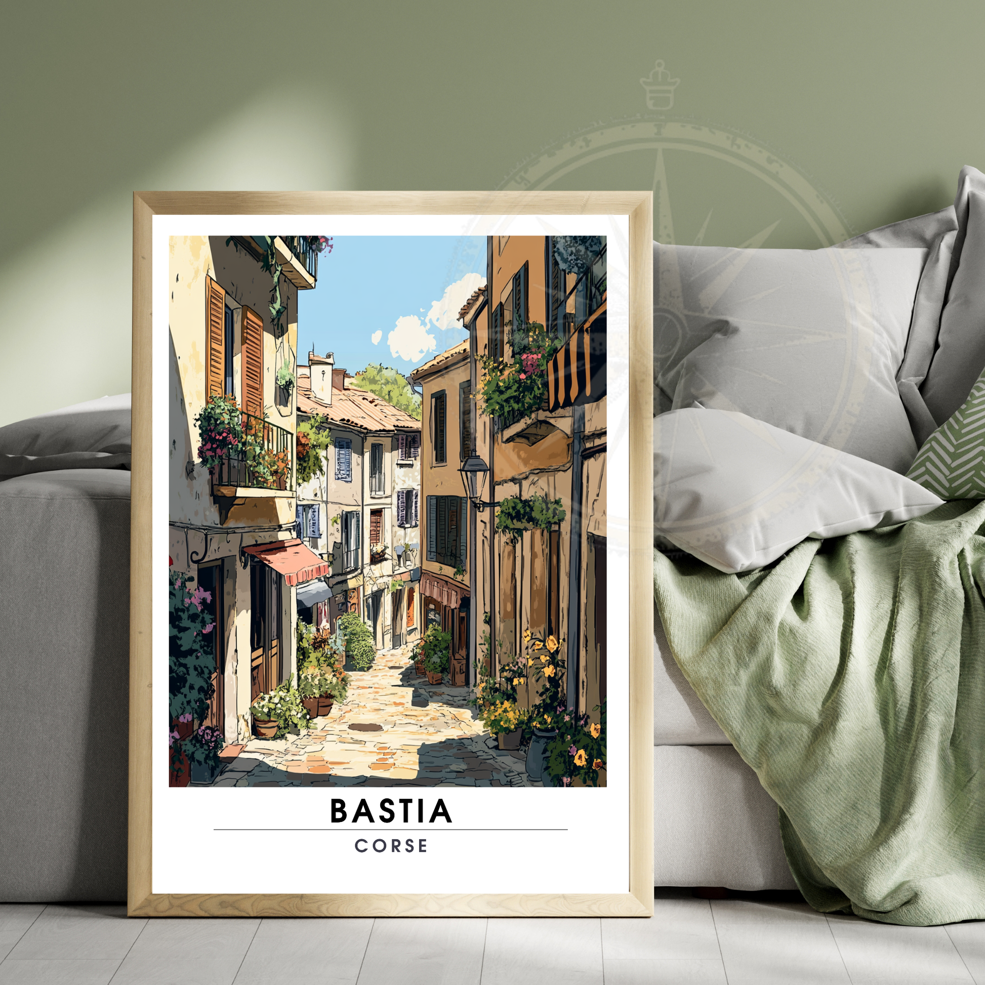 Affiche Bastia | Impression Corse | Affiche Corse