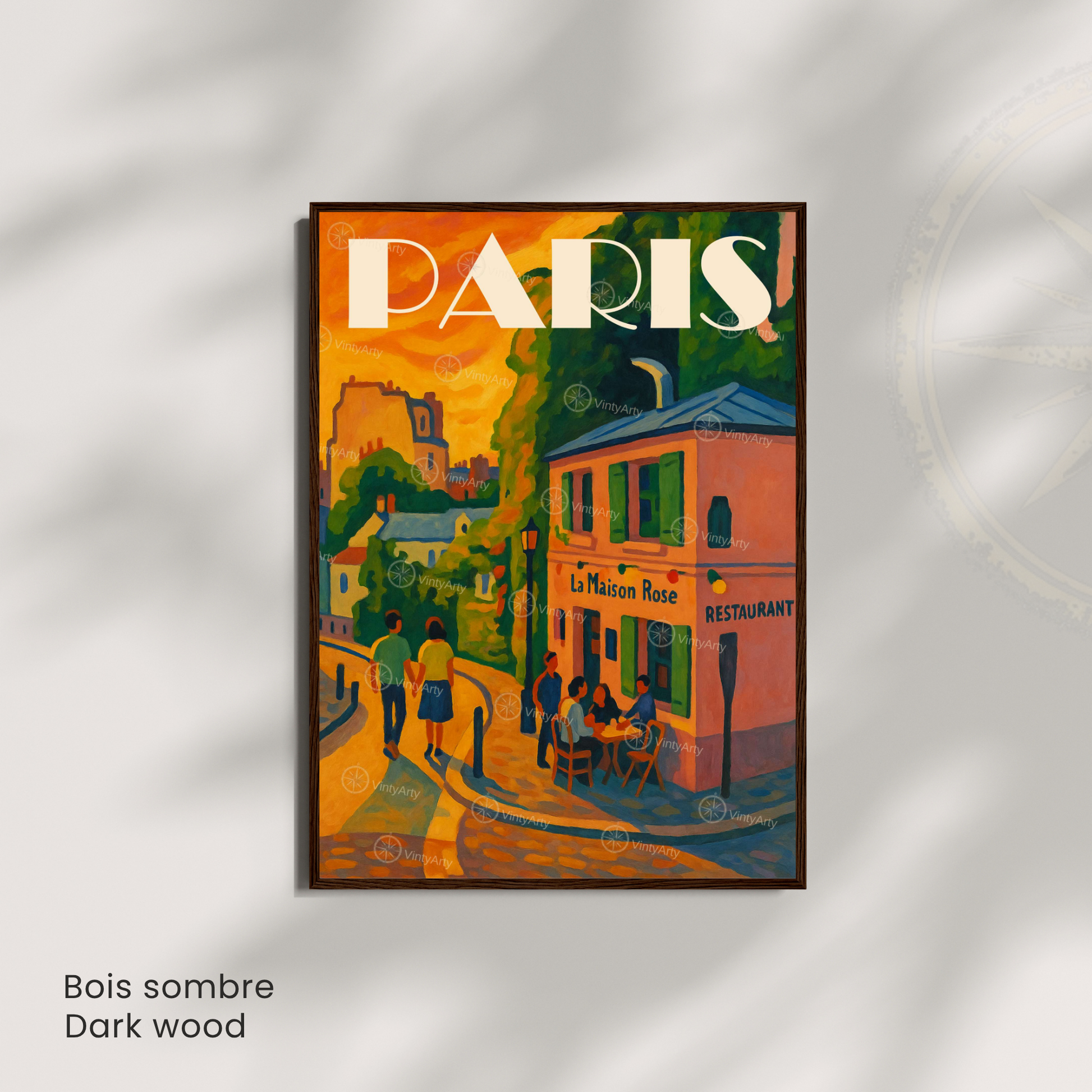 Affiche Paris | Impression décoratif Montmartre - Sacré Cœur | Affiche France