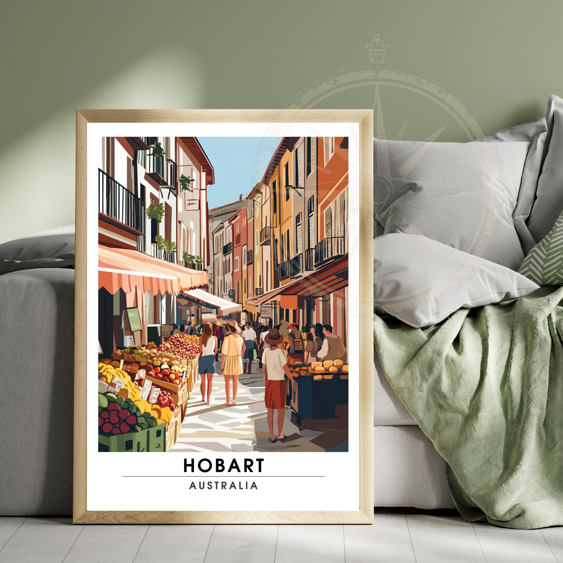 Affiche Hobart | Impression Australie | Affiche Australie