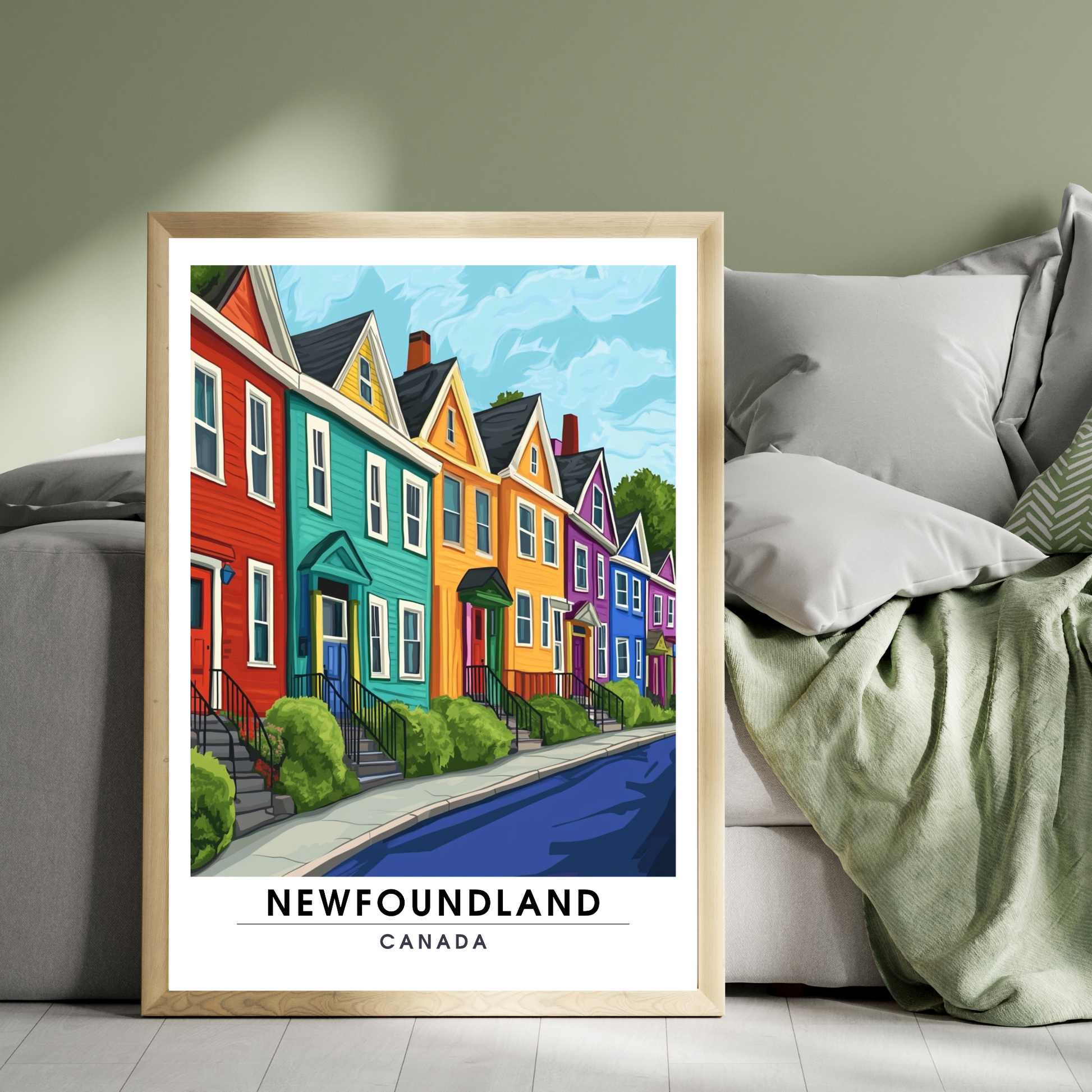 Affiche Terre Neuve | Poster Murale Canada | Affiche Canada