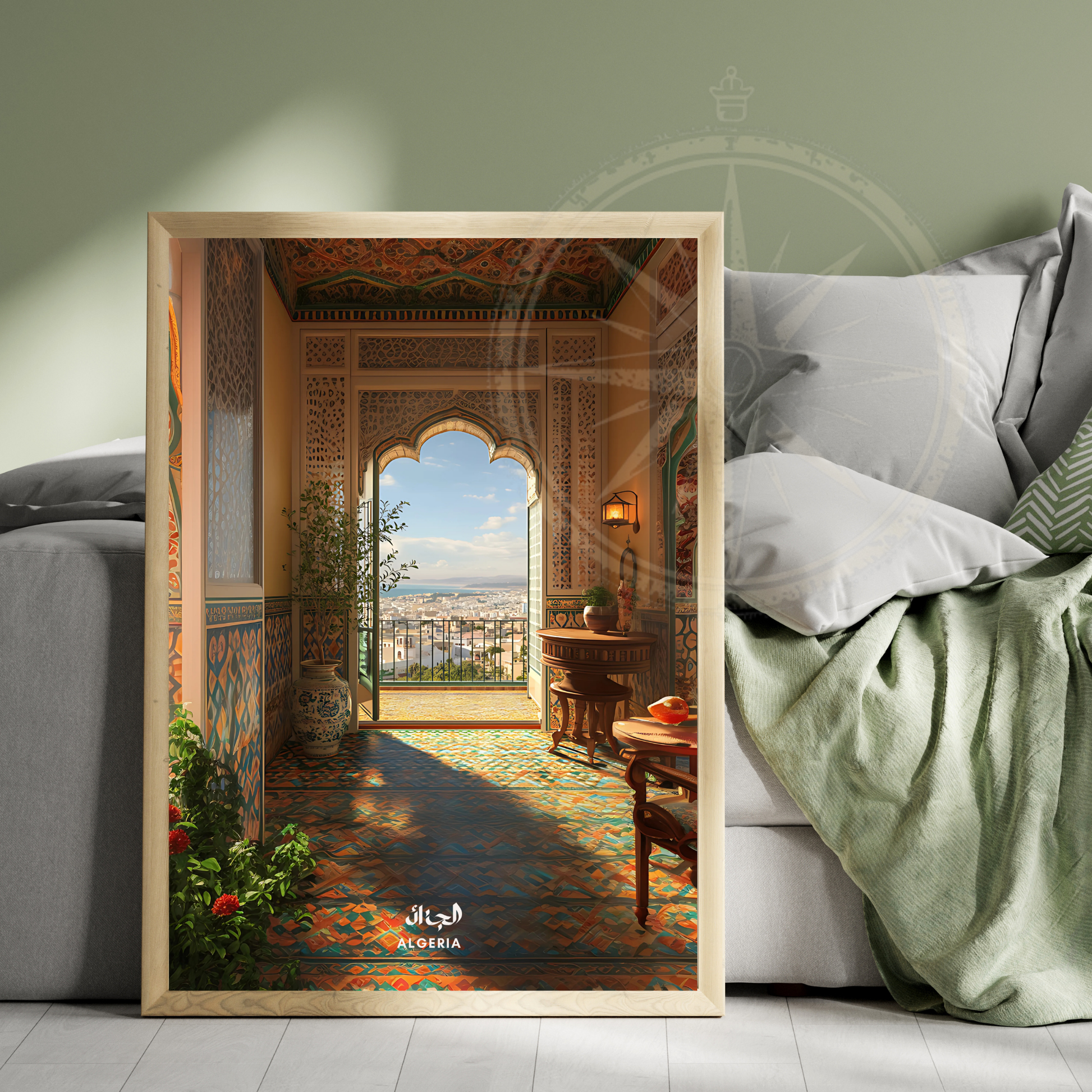Affiche Casbah | Poster Murale Alger | Affiche Algérie