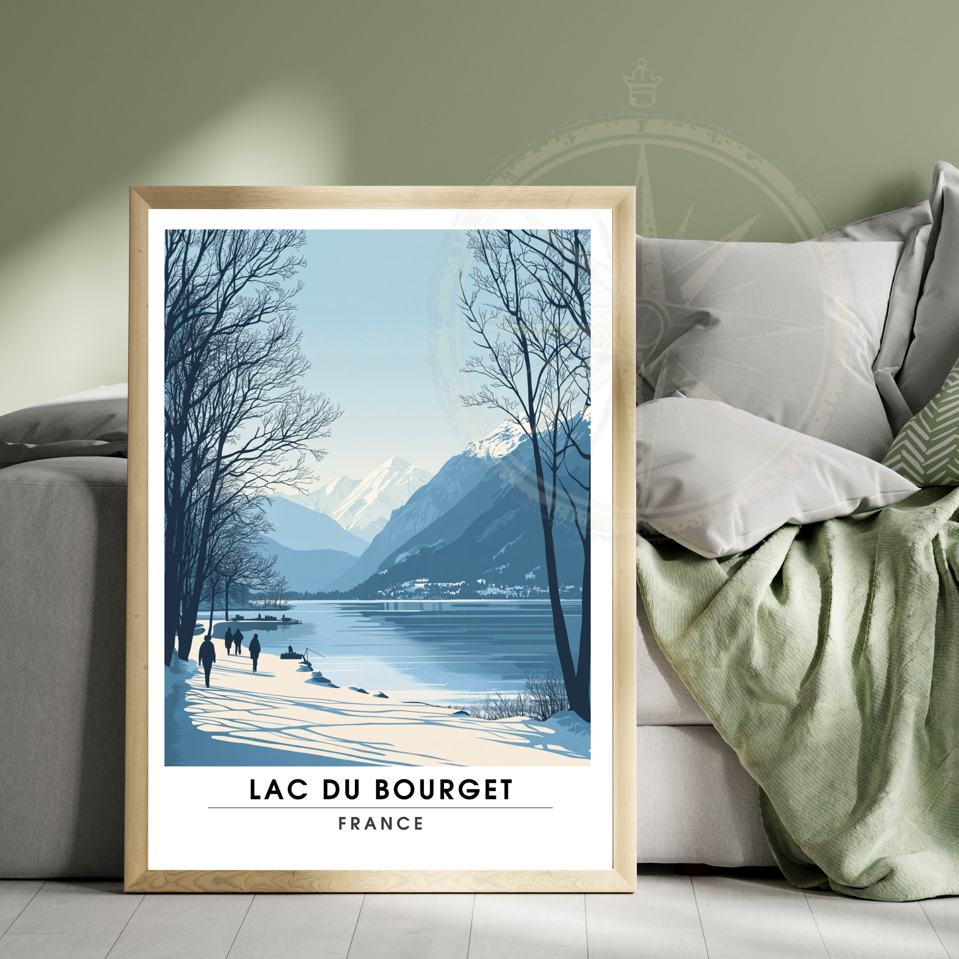 Affiche Lac du Bourget | Impression France  |  Affiche France